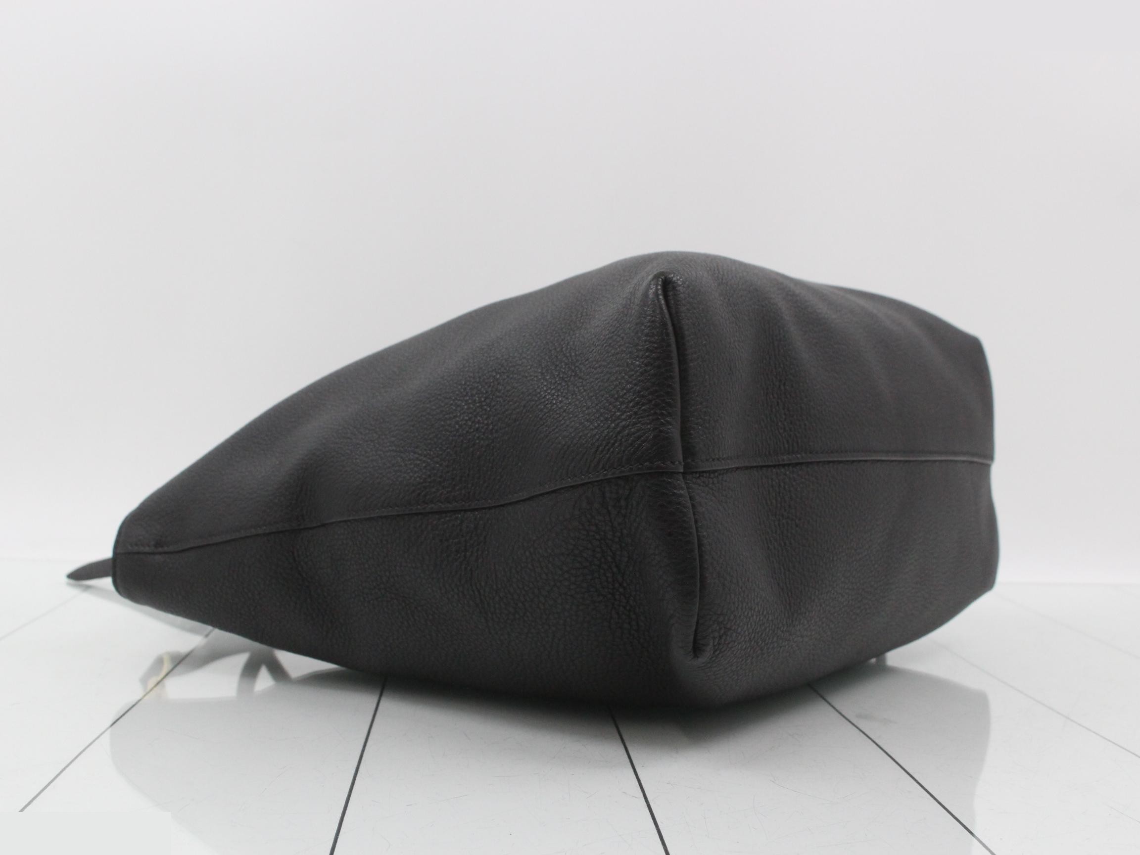 leather 2-way bag with shoulder strap — view 5