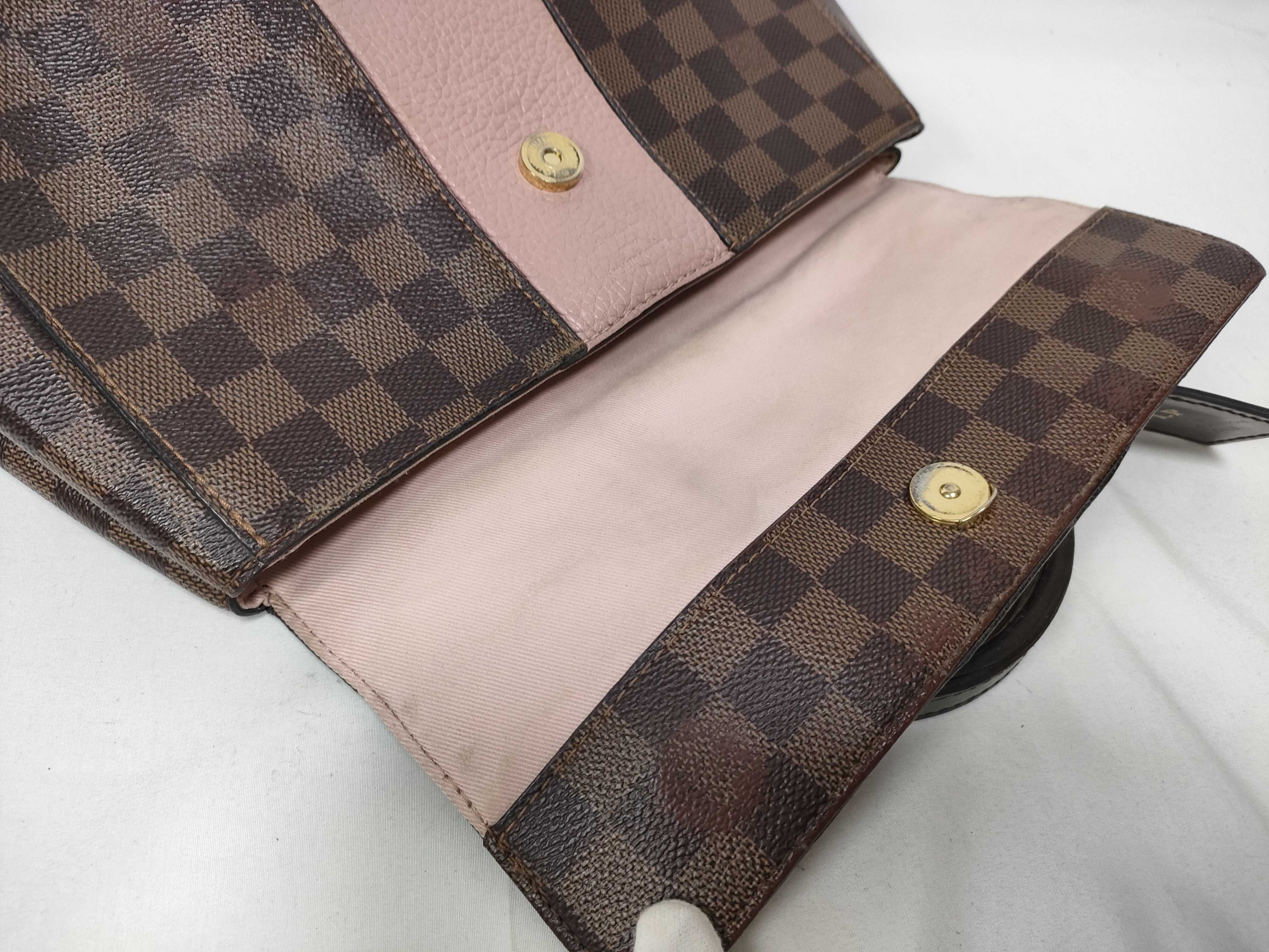 Damier ID- Damier Canvas Bond Street N64417 AH2109 Brown x Pink Personal Handbag — view 11