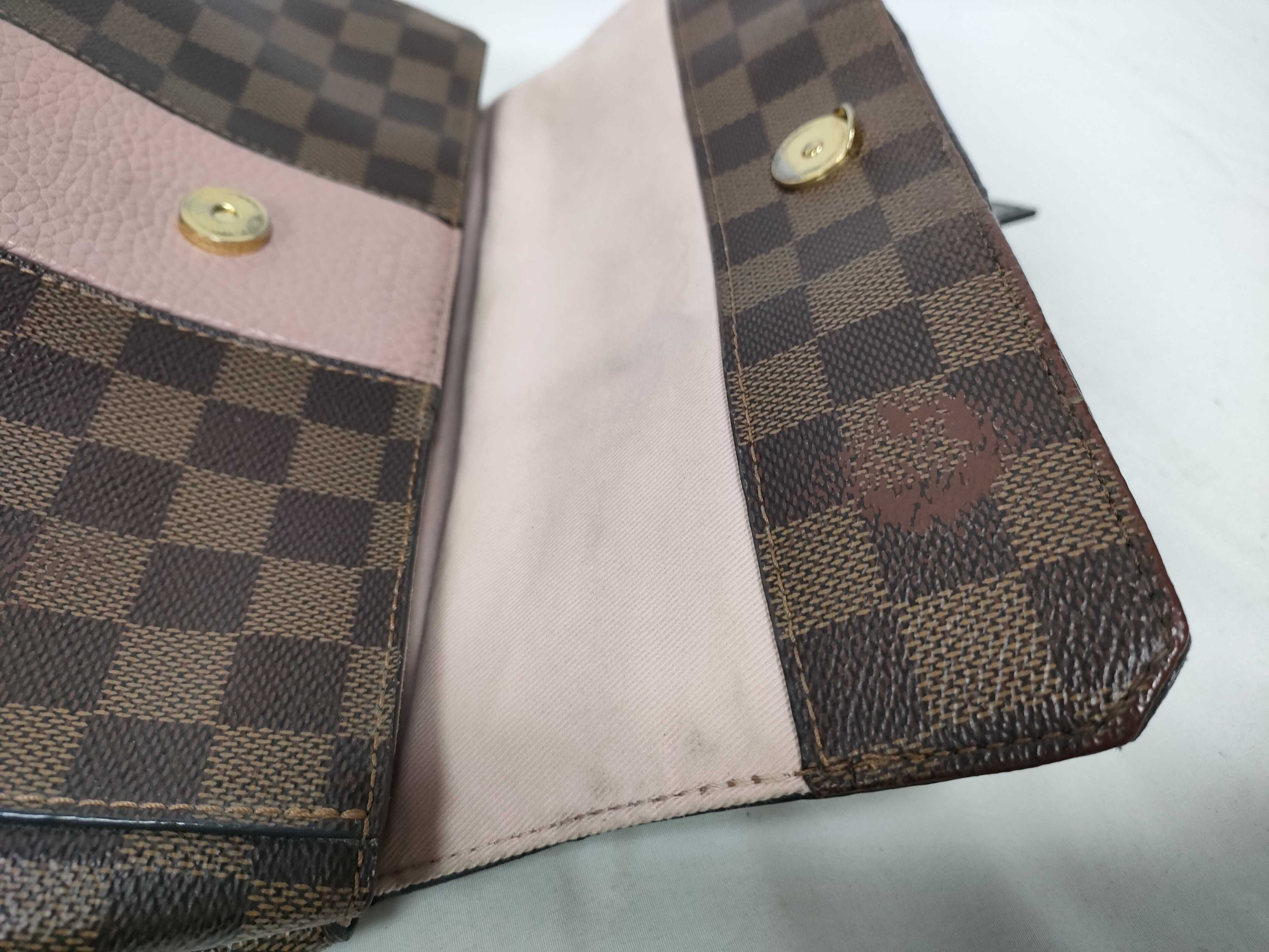 Damier ID- Damier Canvas Bond Street N64417 AH2109 Brown x Pink Personal Handbag — view 12