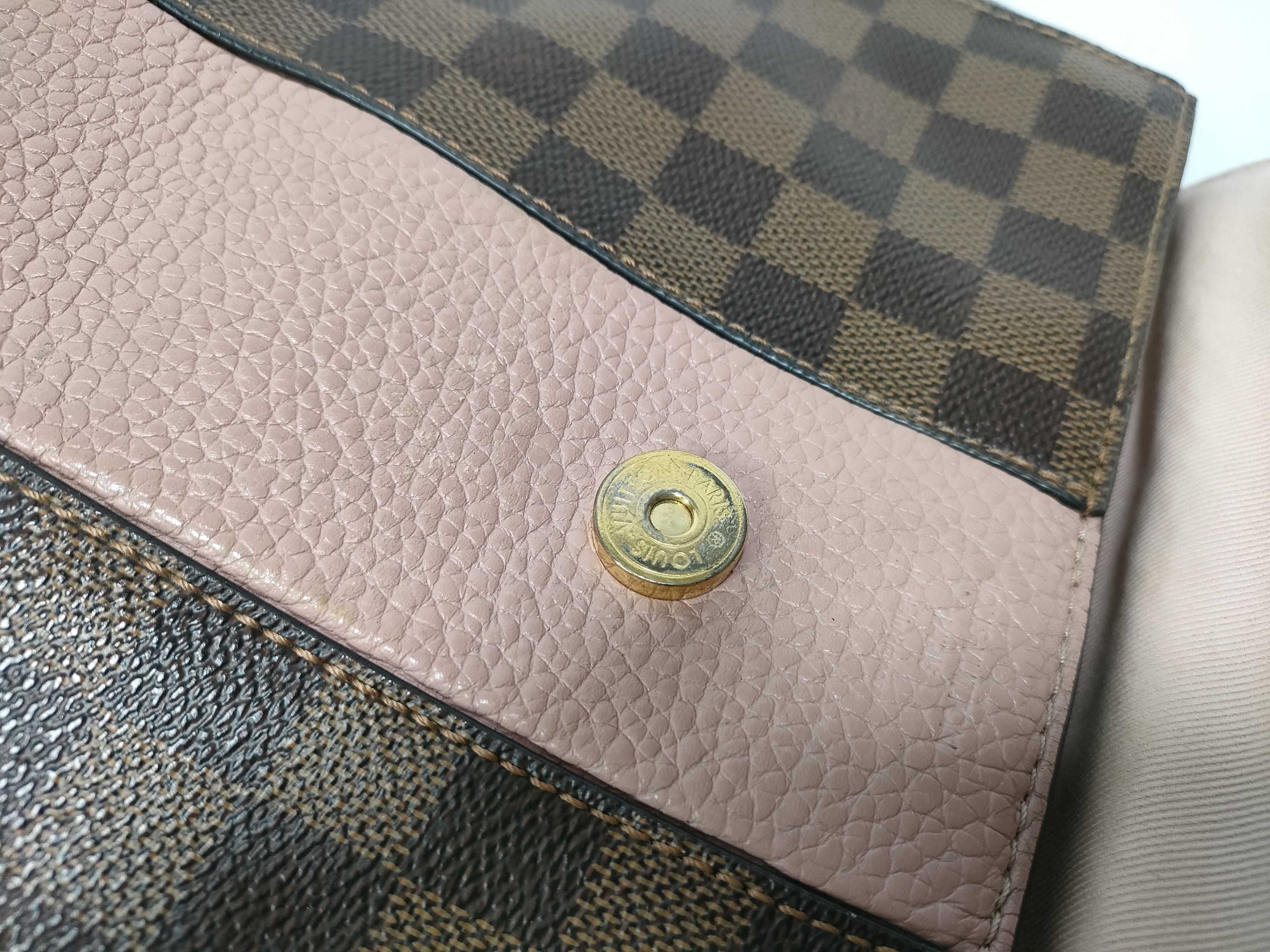 Damier ID- Damier Canvas Bond Street N64417 AH2109 Brown x Pink Personal Handbag — view 13