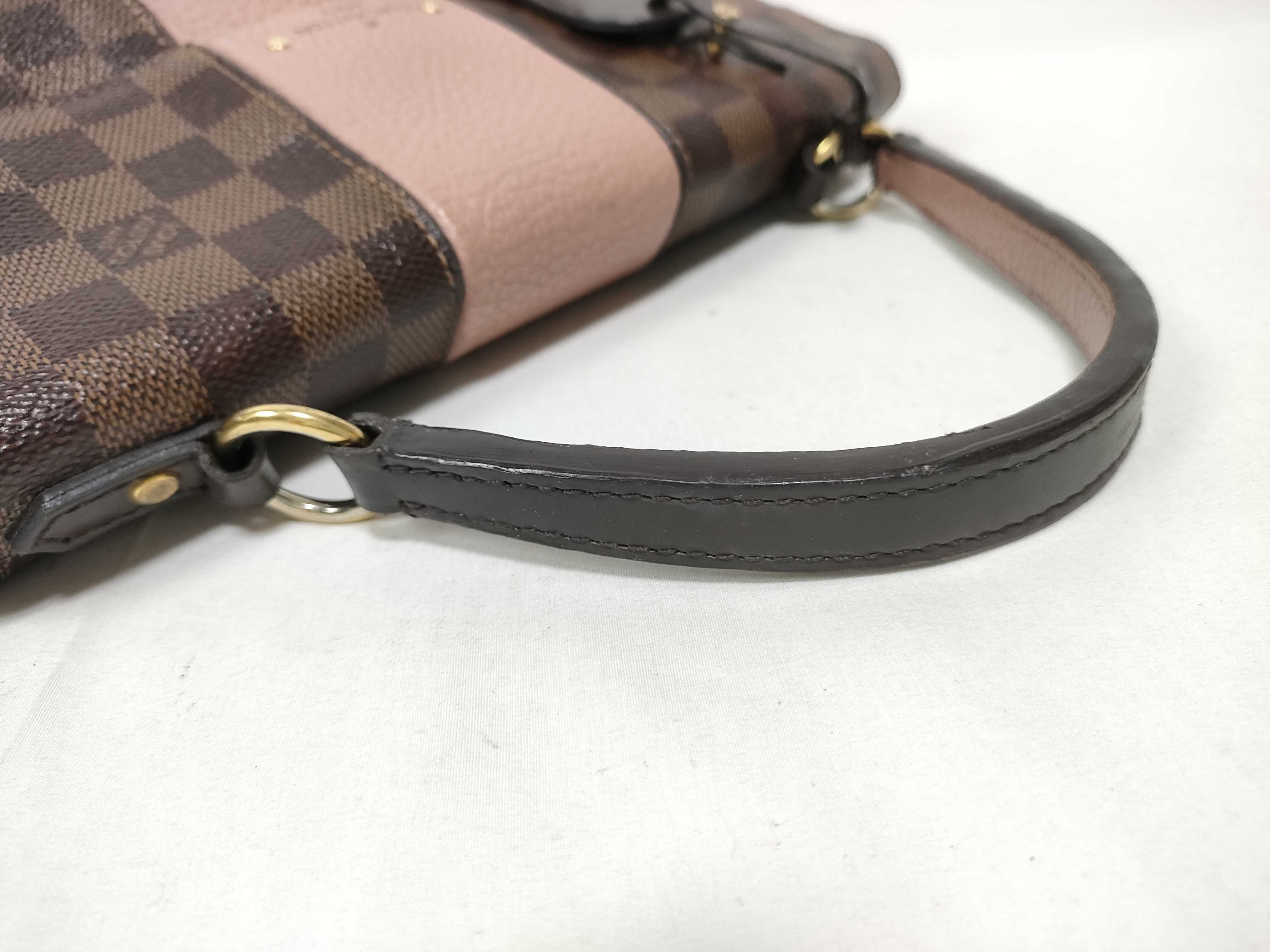 Damier ID- Damier Canvas Bond Street N64417 AH2109 Brown x Pink Personal Handbag — view 7