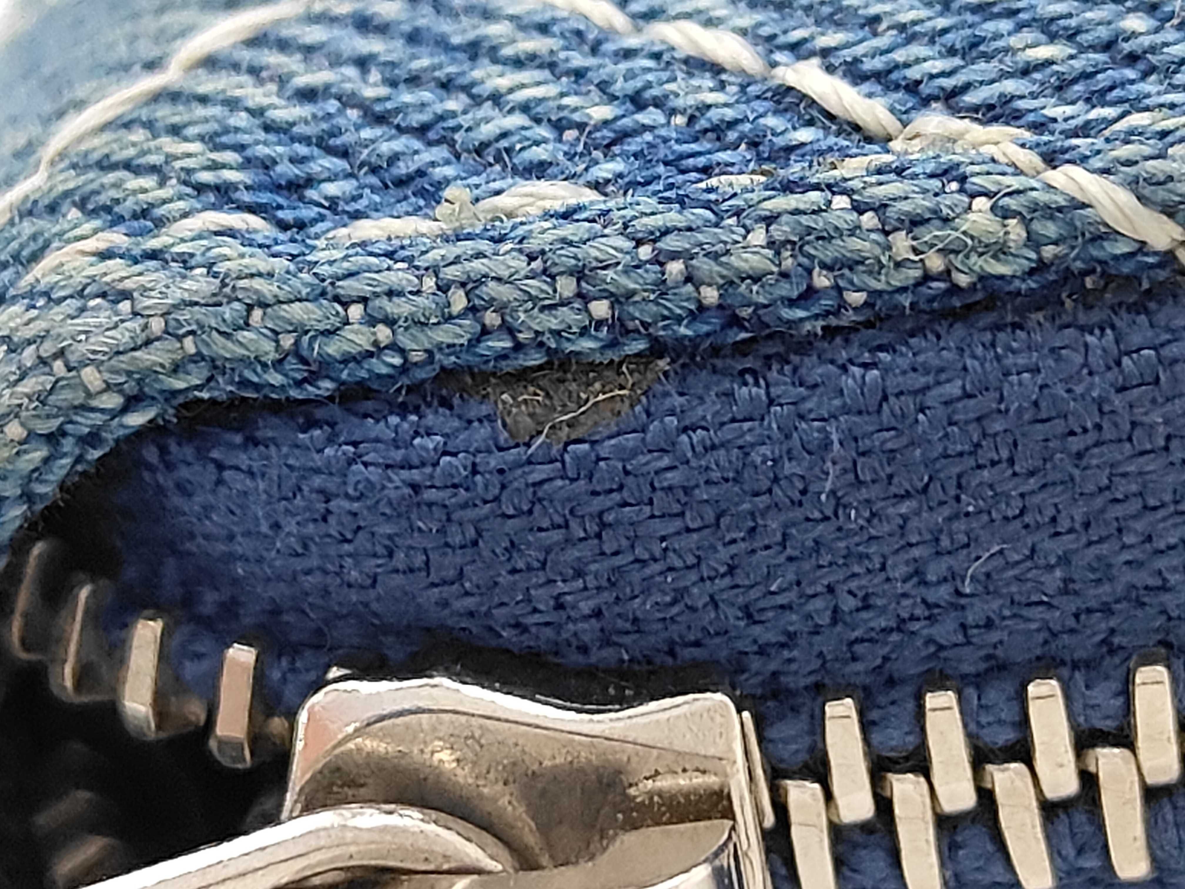 Denim Matelasse Long Wallet — view 4