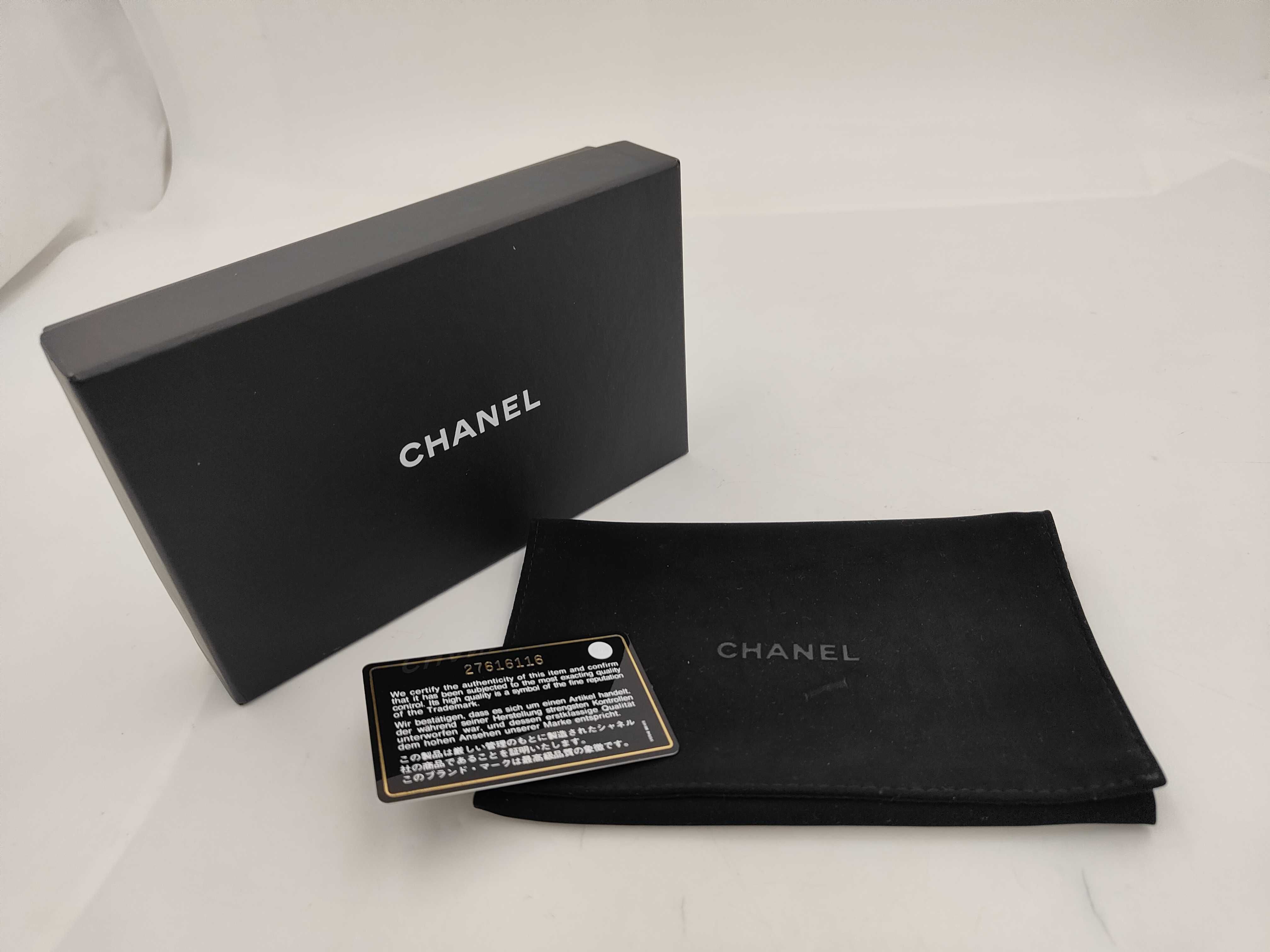 Denim Matelasse Long Wallet — view 9