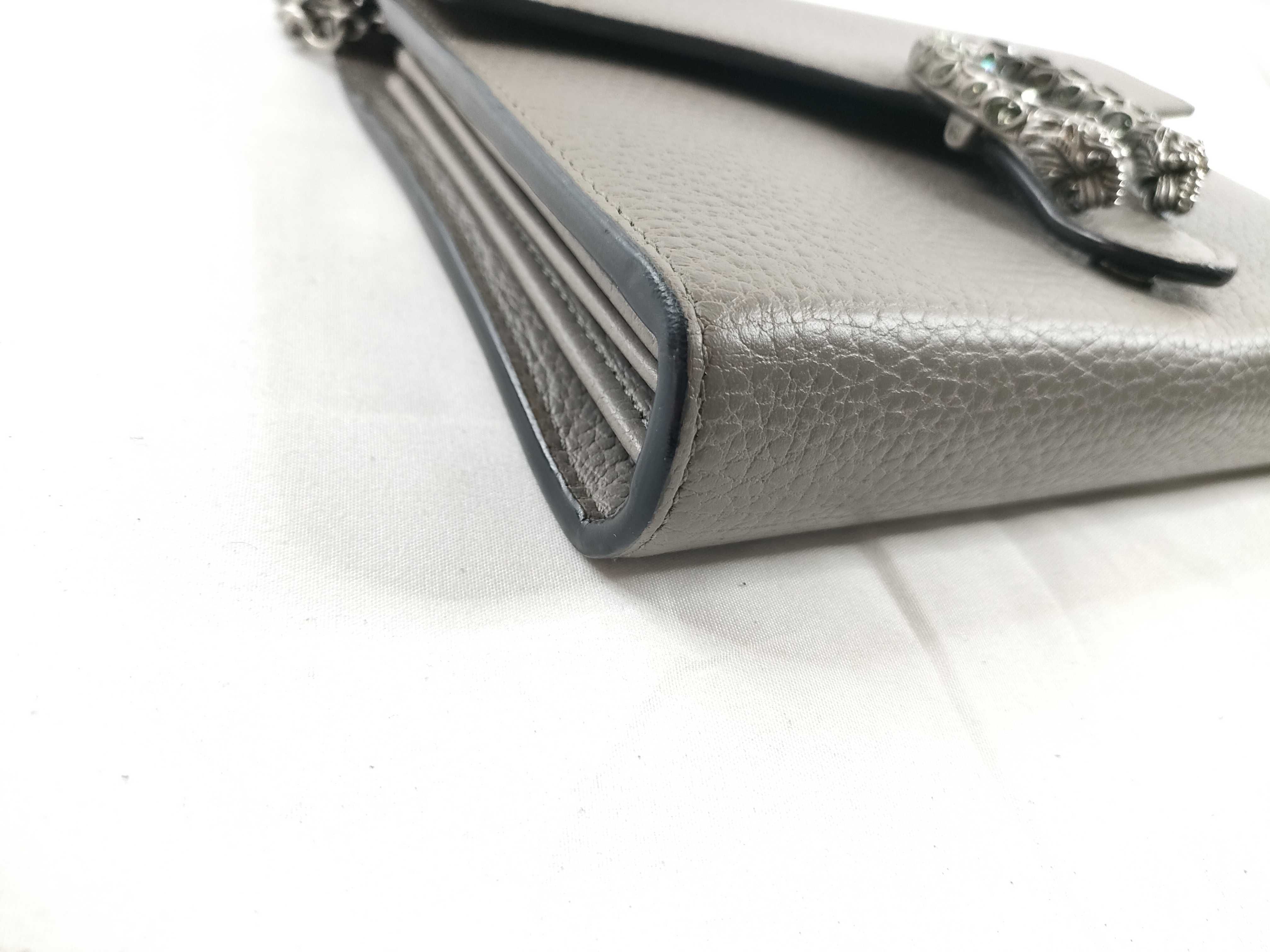 SG- Dionysus Leather Chain Wallet Green 401231 Shoulder Bag — view 3