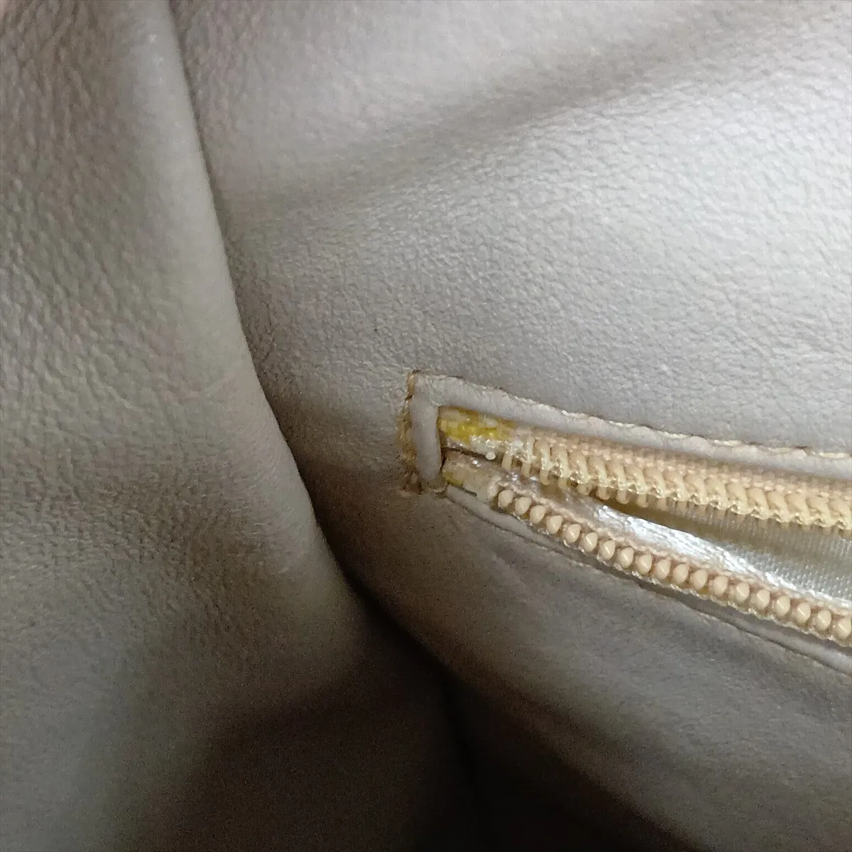 Matelassé Lambskin Shoulder Bag, Beige, Gold Hardware, Item No. 2322993 (Serial Number 2) — view 14