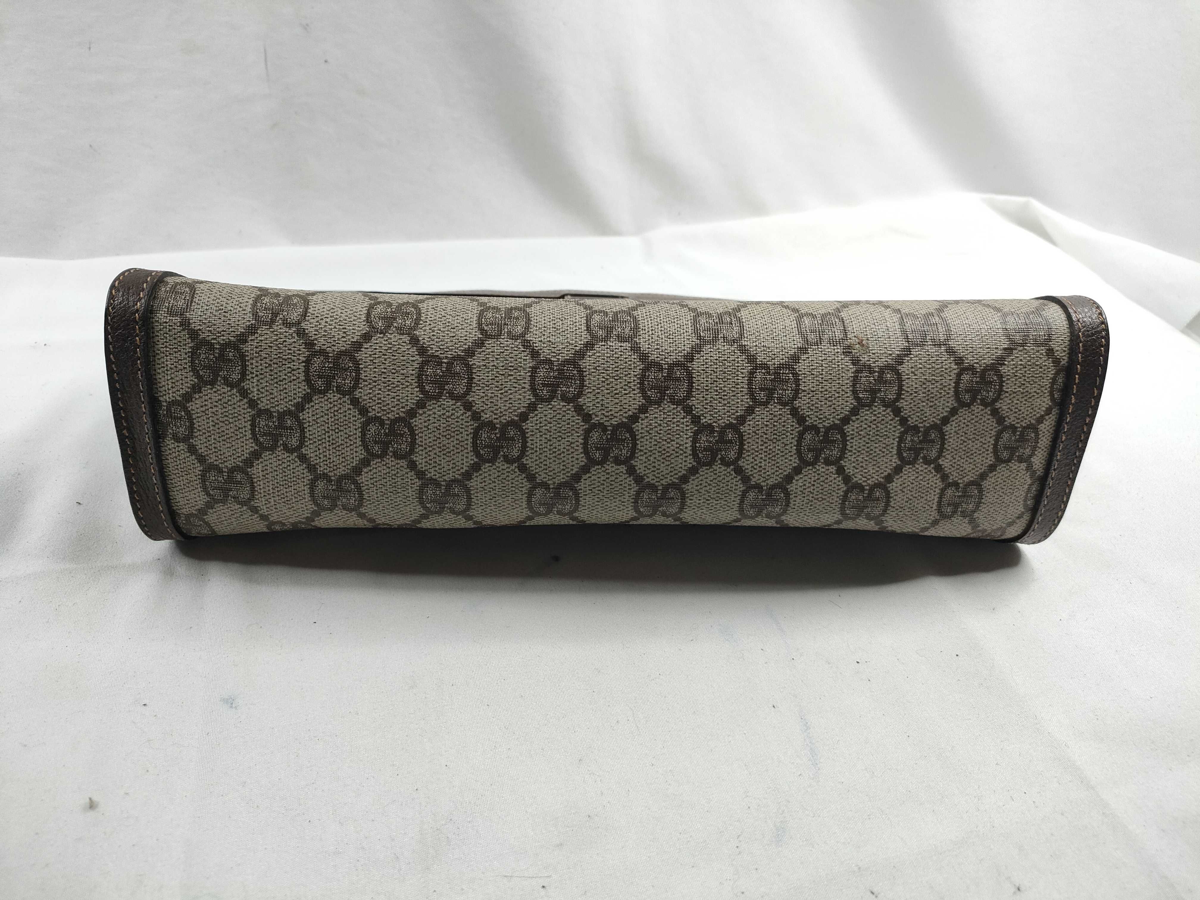 GG Plus Sherry Clutch Bag, PVC, Brown, 014-56-6044 (Clutch Bag) — view 4