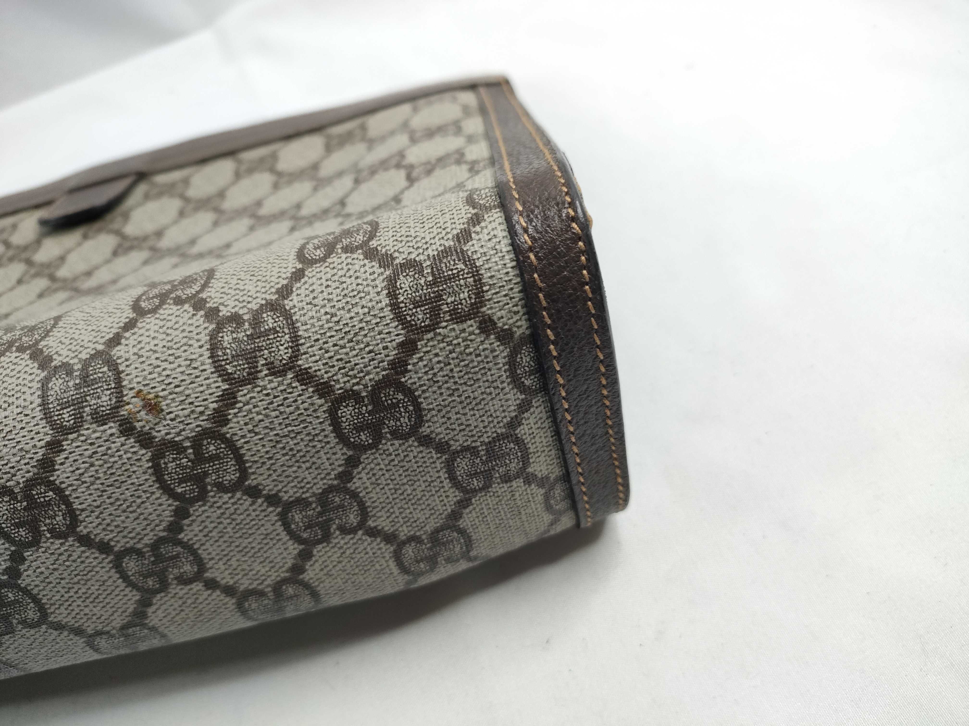 GG Plus Sherry Clutch Bag, PVC, Brown, 014-56-6044 (Clutch Bag) — view 5