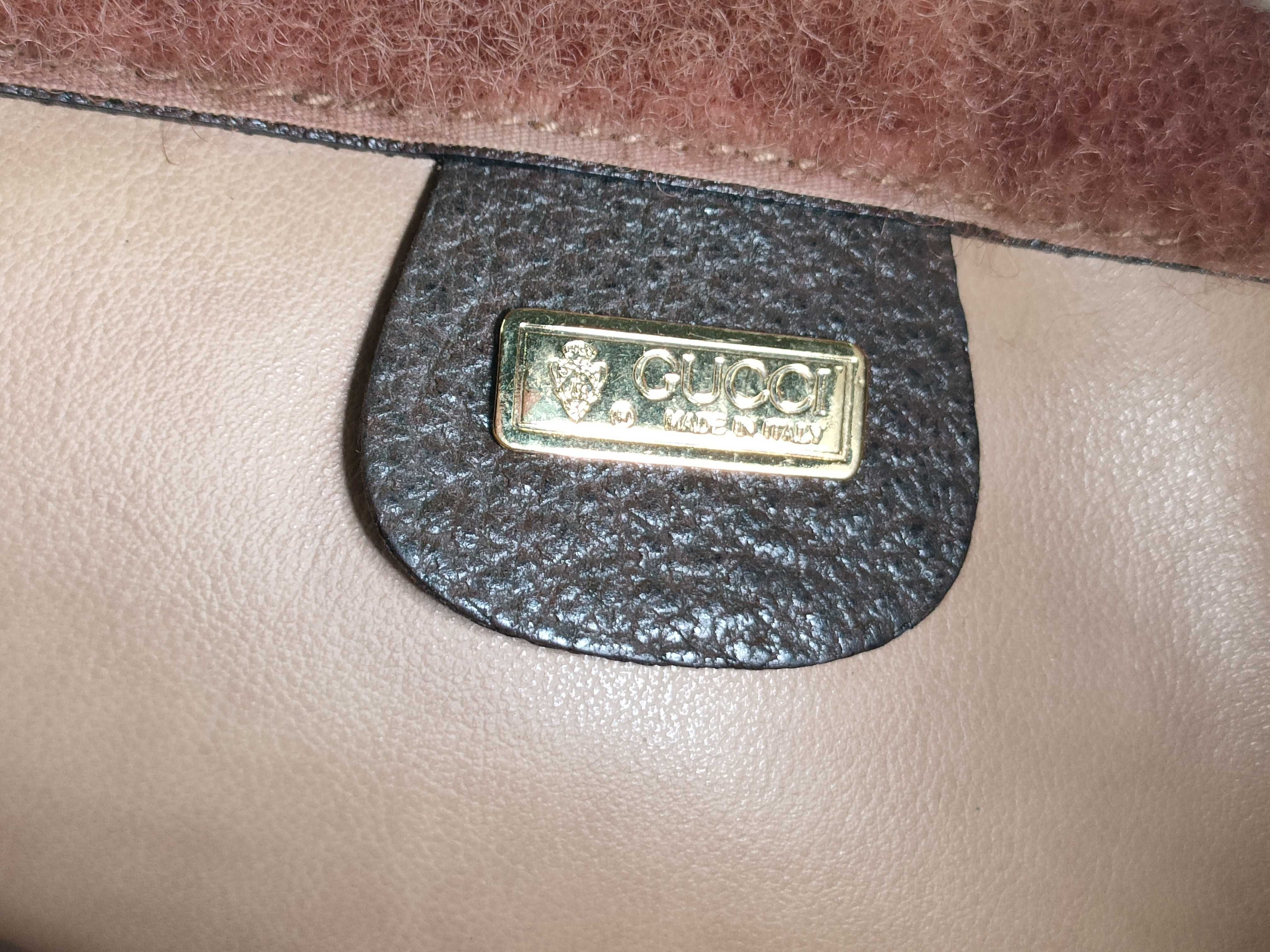 GG Plus Sherry Clutch Bag, PVC, Brown, 014-56-6044 (Clutch Bag) — view 8
