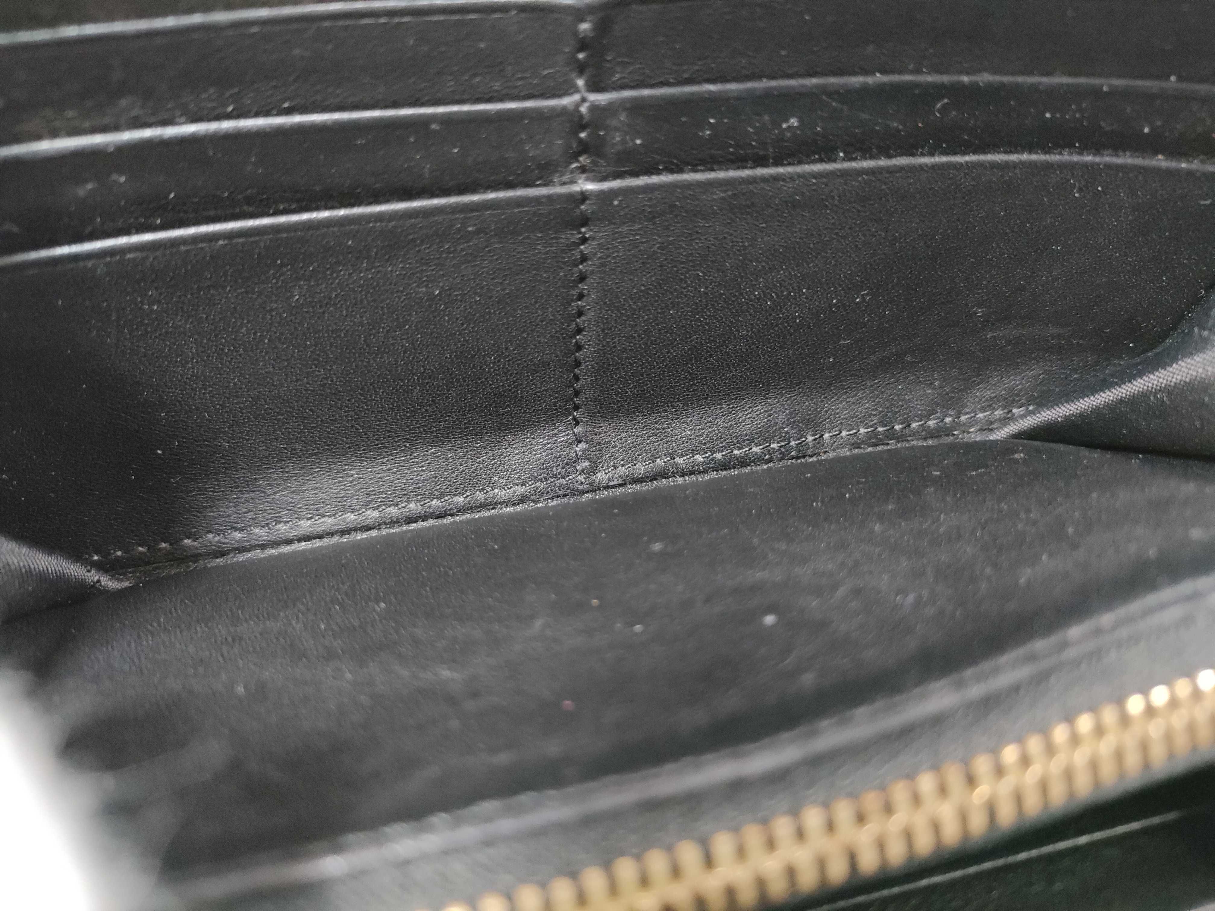 Check/Leather Long Wallet — view 12
