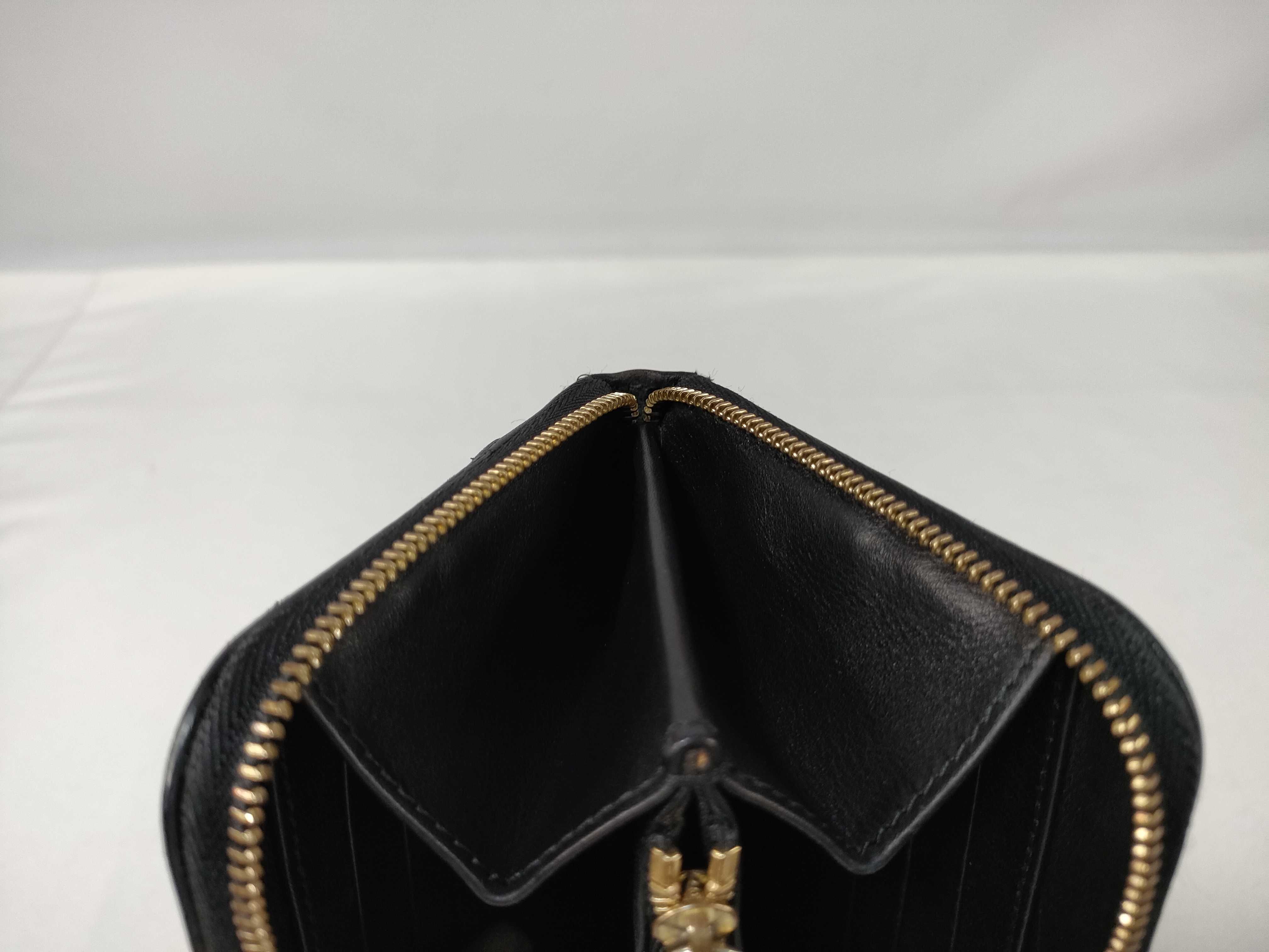 Check/Leather Long Wallet — view 9