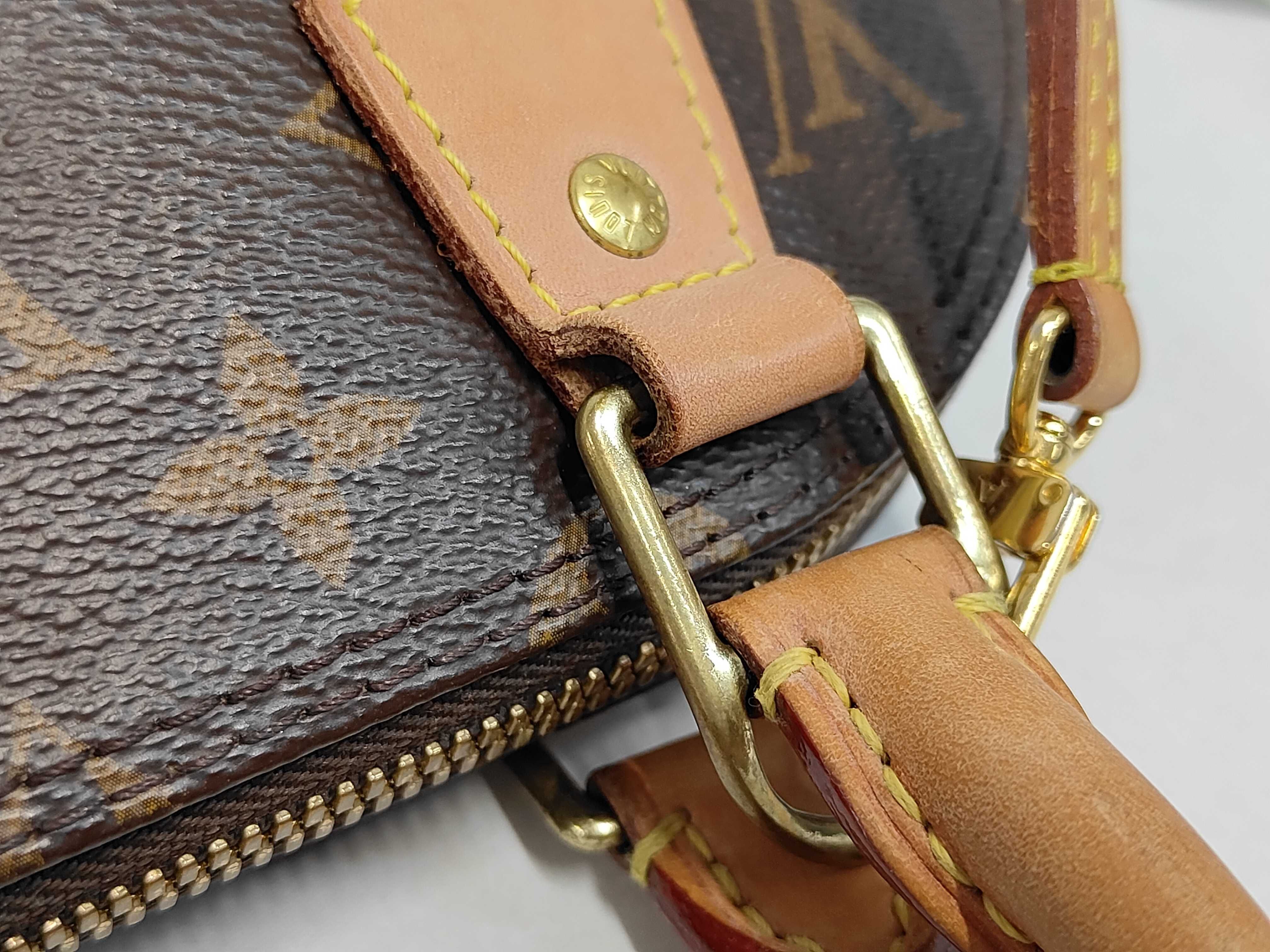 M53152 Monogram Alma BB Handbag with Shoulder Strap, Padlock, 2 Keys, and Clochette — view 6
