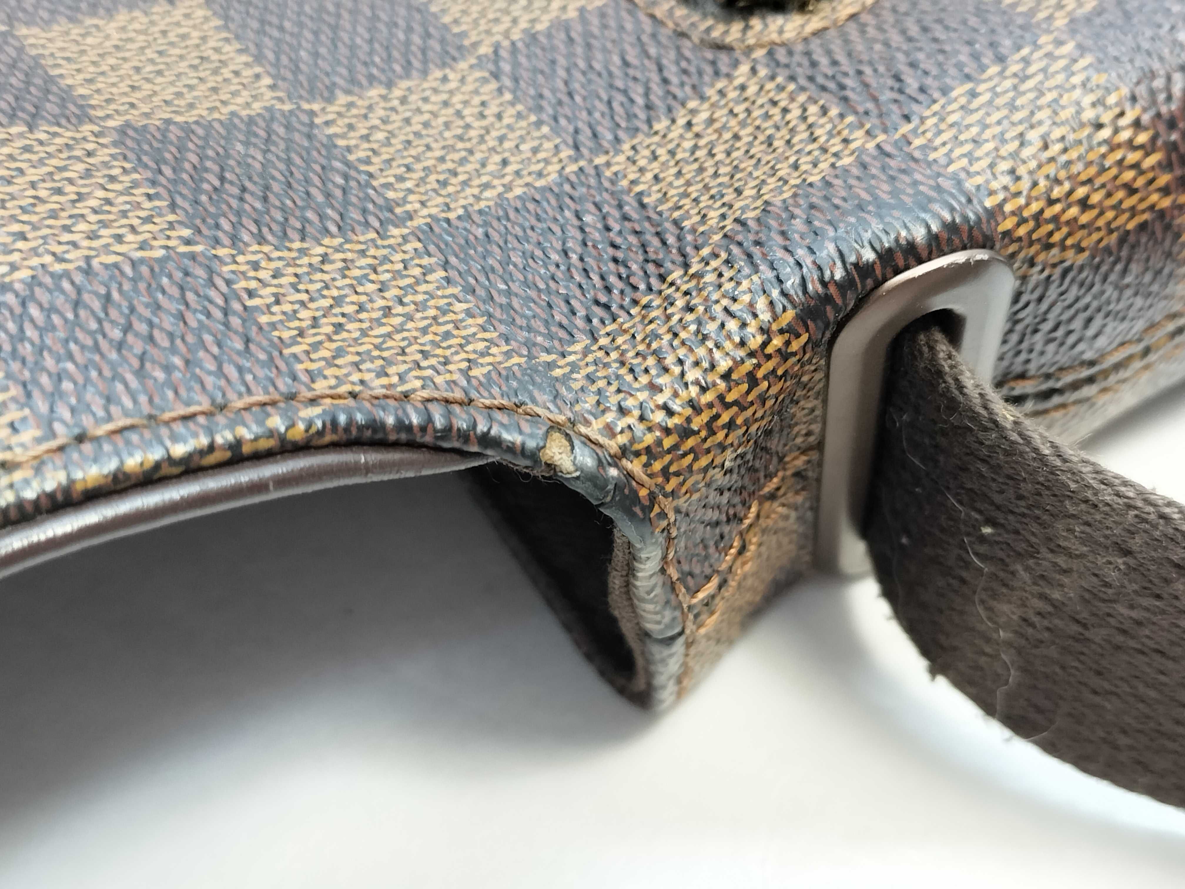 Damier Louis Vuitton Brooklyn MM Damier Ebene Shoulder Bag — view 15