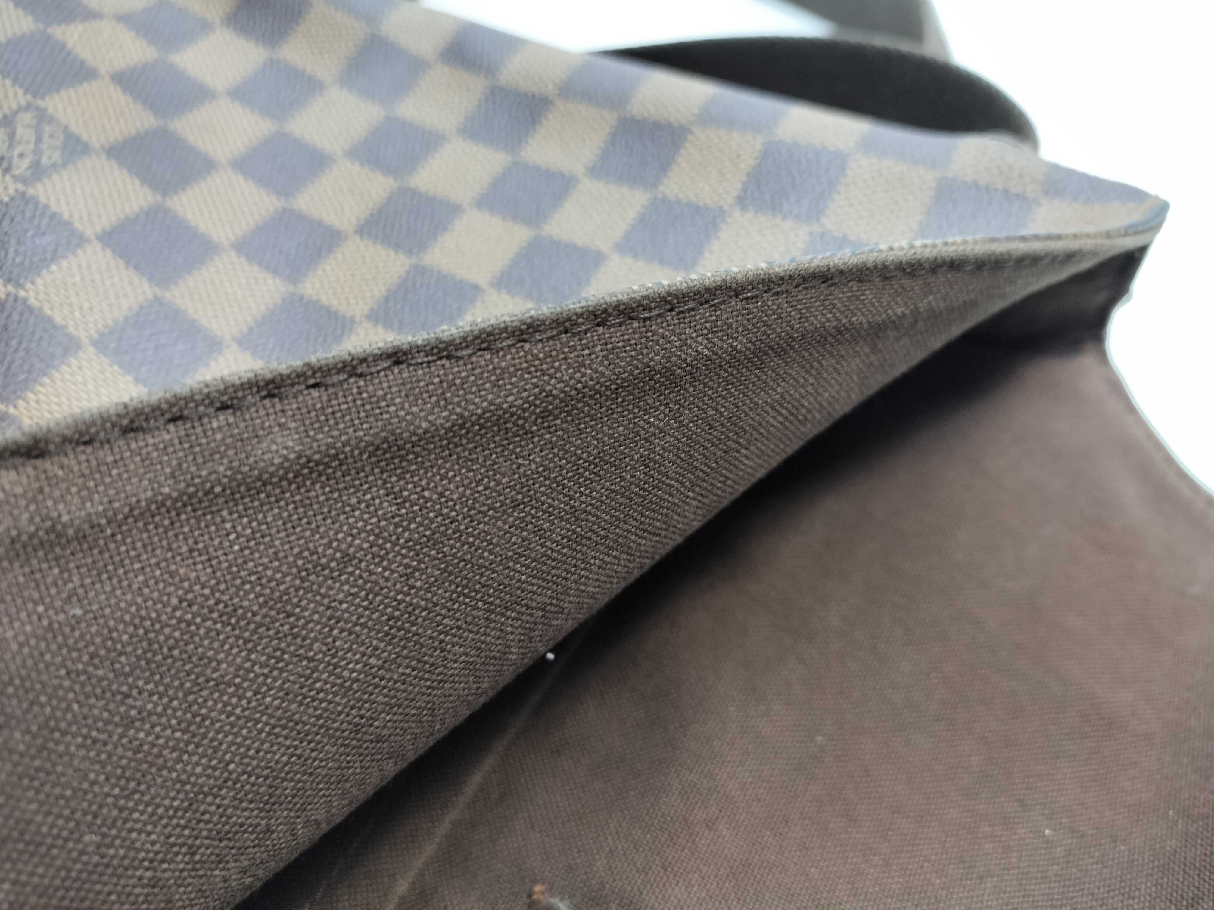 Damier Louis Vuitton Brooklyn MM Damier Ebene Shoulder Bag — view 9