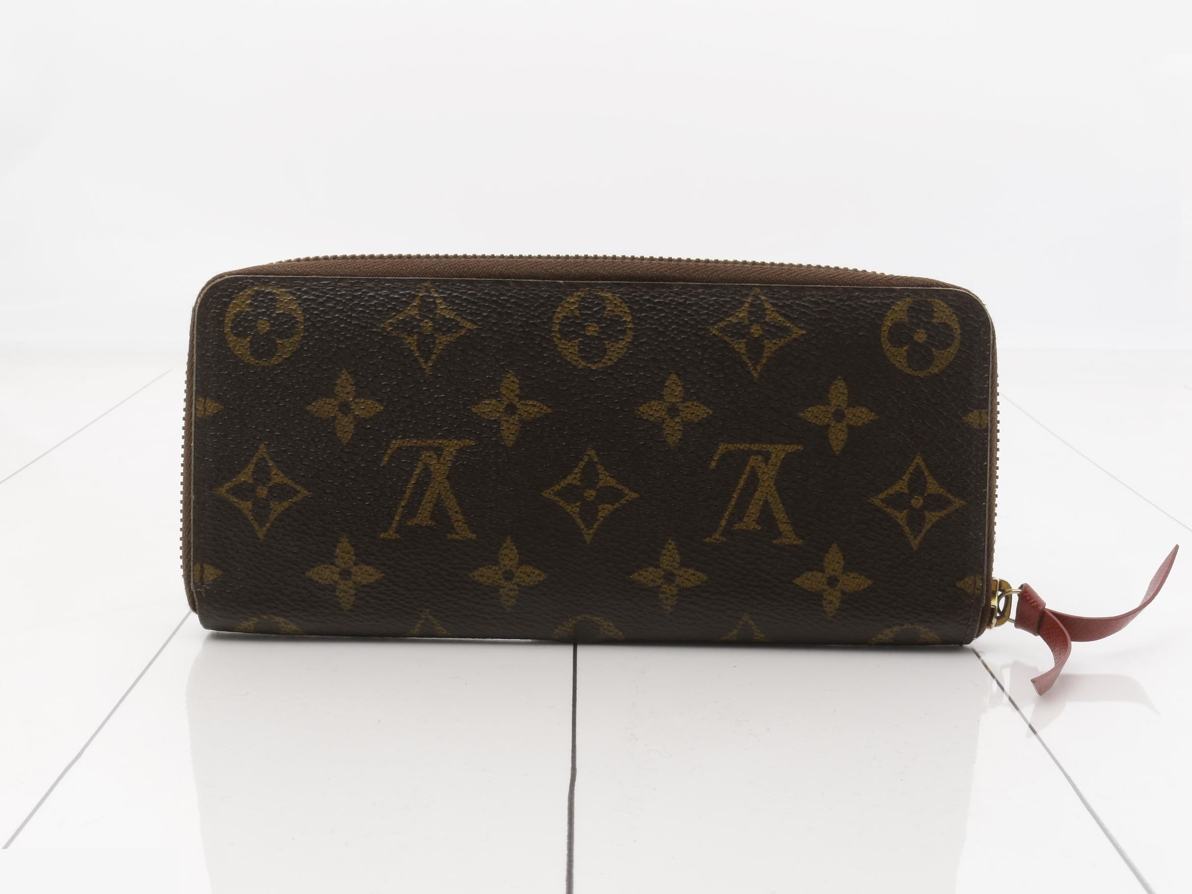 Portefeuille Clemence Fuchsia Round Zipper Long Wallet — view 2