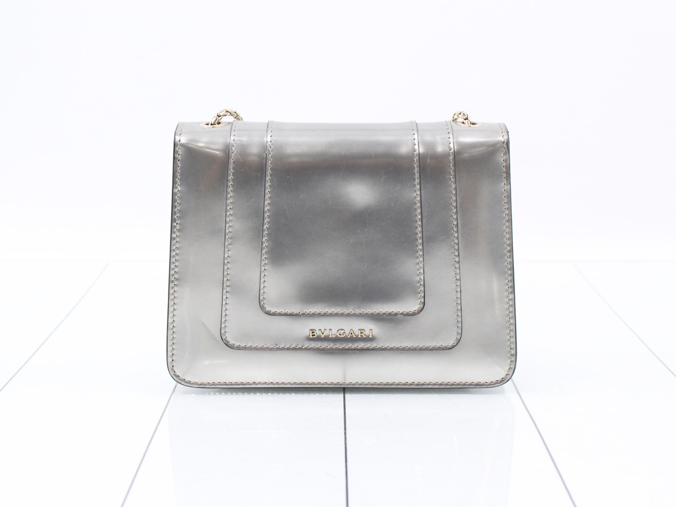 Serpenti Forever Enamel Shoulder Bag — view 2