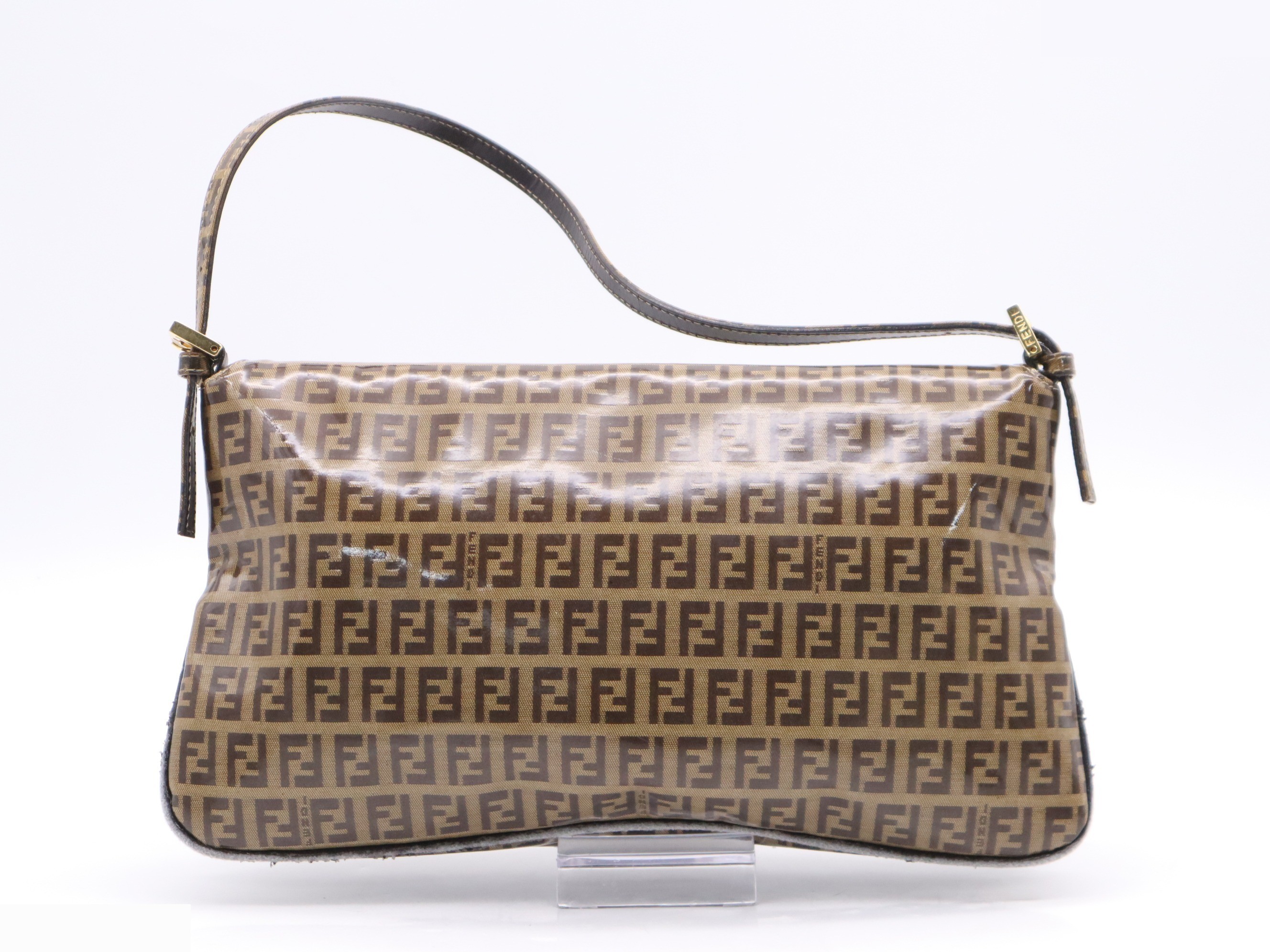 Zucchino Mamma Bucket Brown Black GD Hardware — view 2