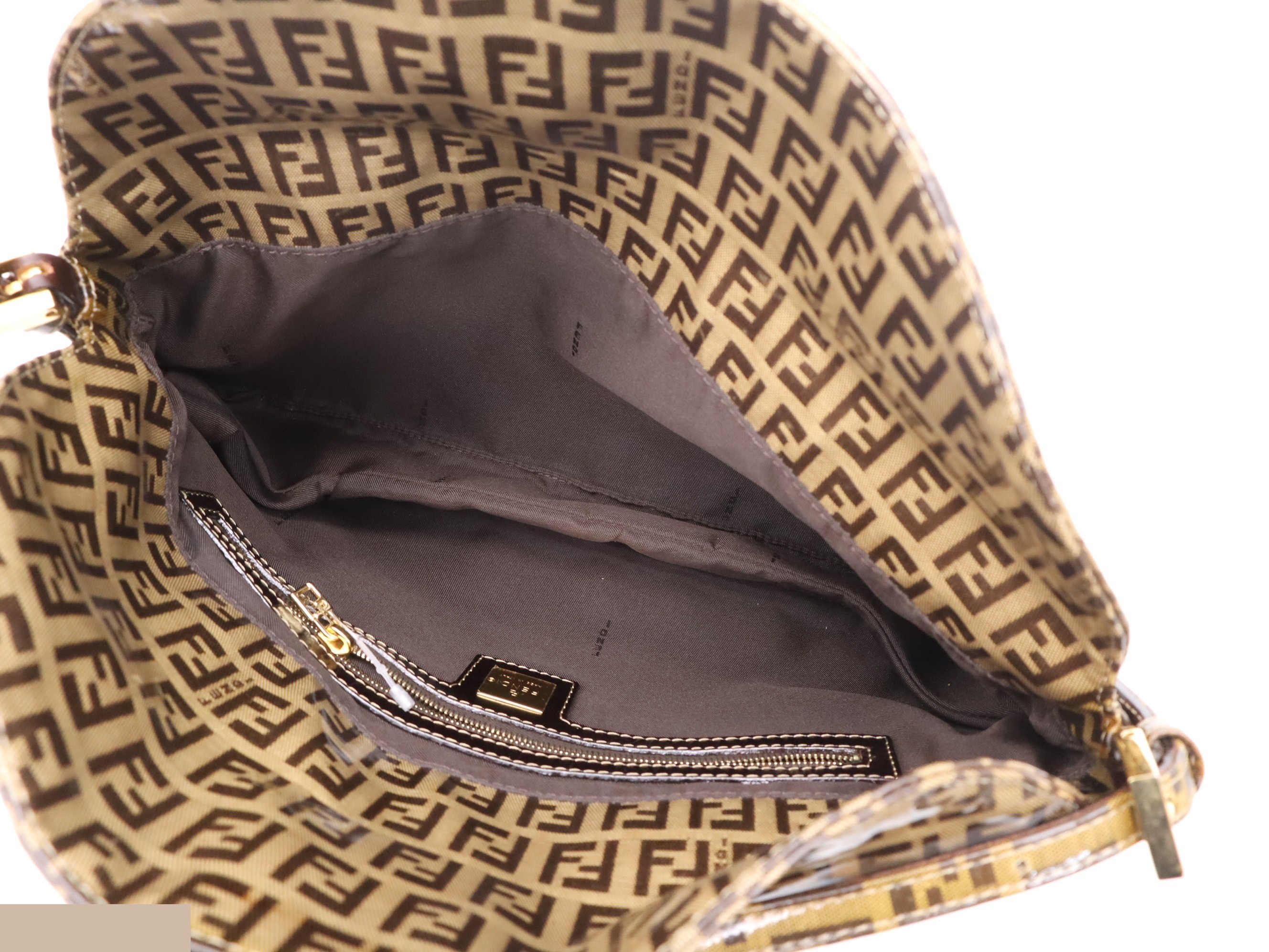 Zucchino Mamma Bucket Brown Black GD Hardware — view 7