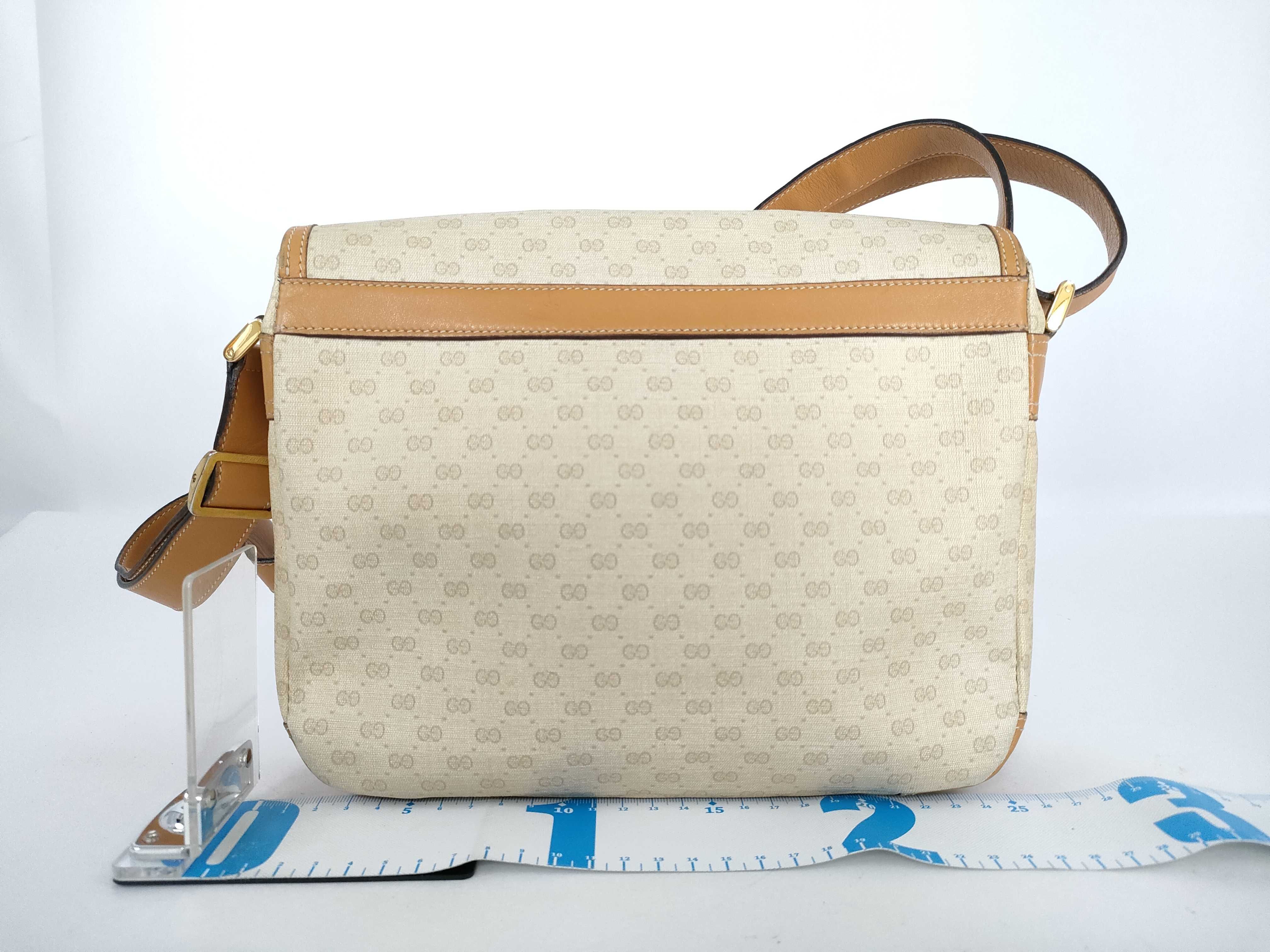 GG Gucci 001 14 0185 Micro GG Shoulder Bag PVC Leather Brown Shoulder Bag — view 2
