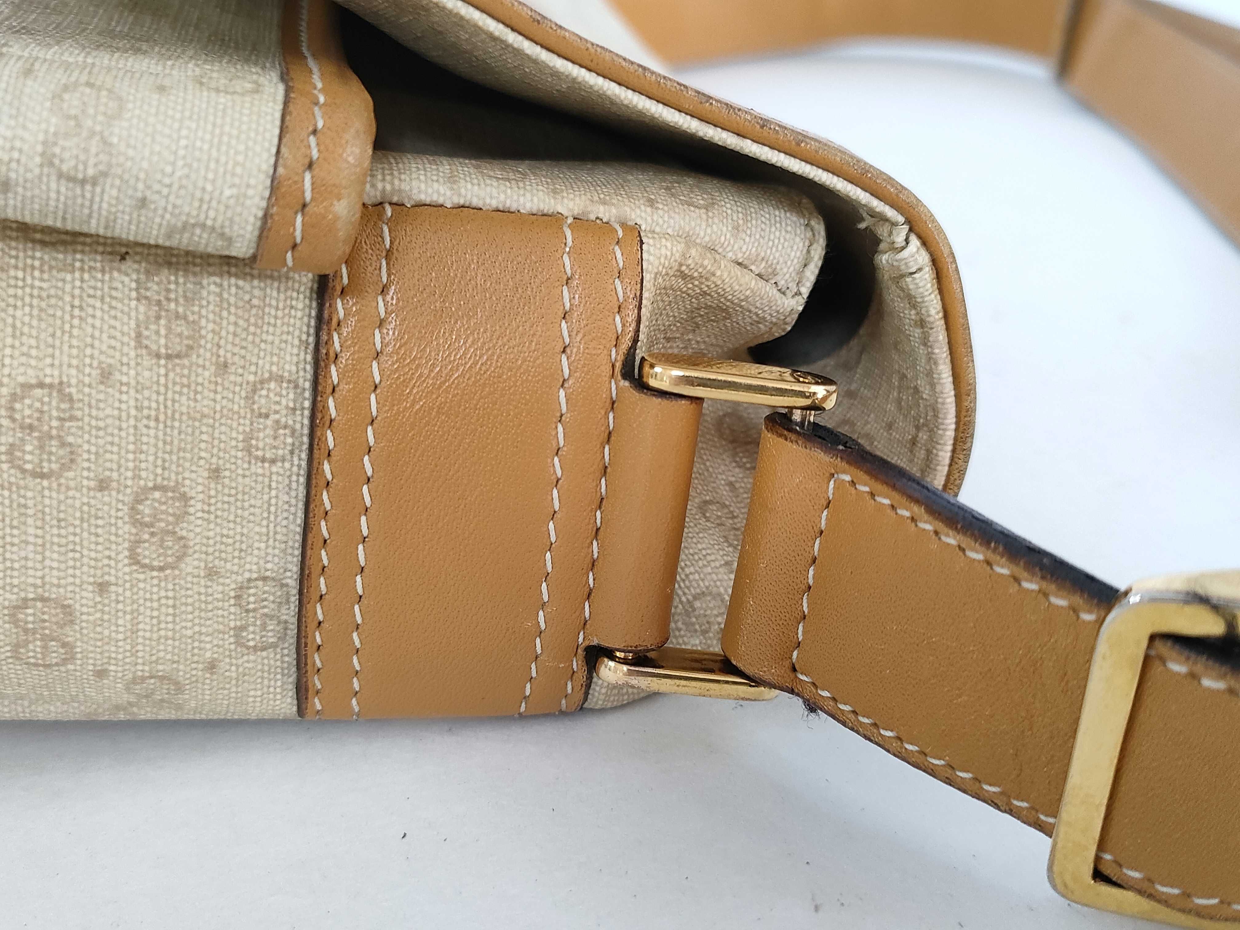 GG Gucci 001 14 0185 Micro GG Shoulder Bag PVC Leather Brown Shoulder Bag — view 5