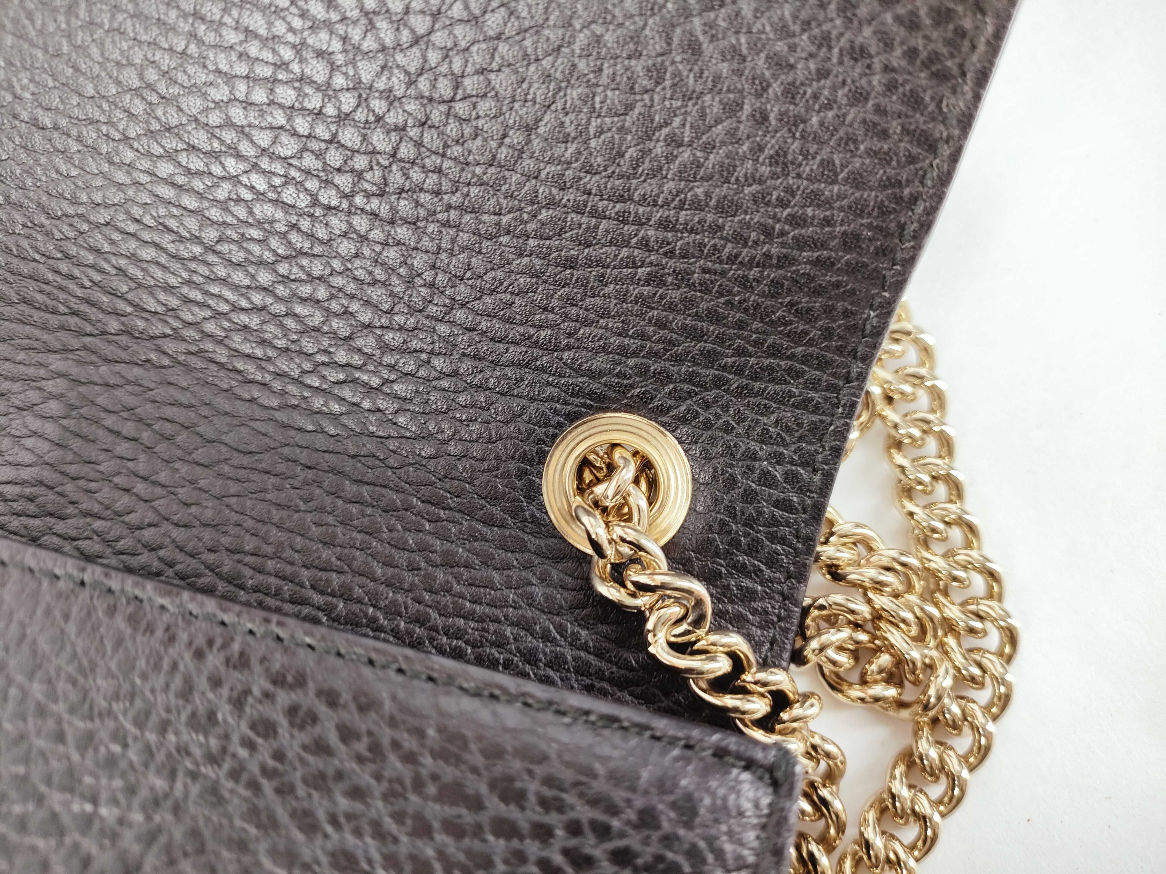 Interlocking GG Chain Bag Black Shoulder Bag — view 5