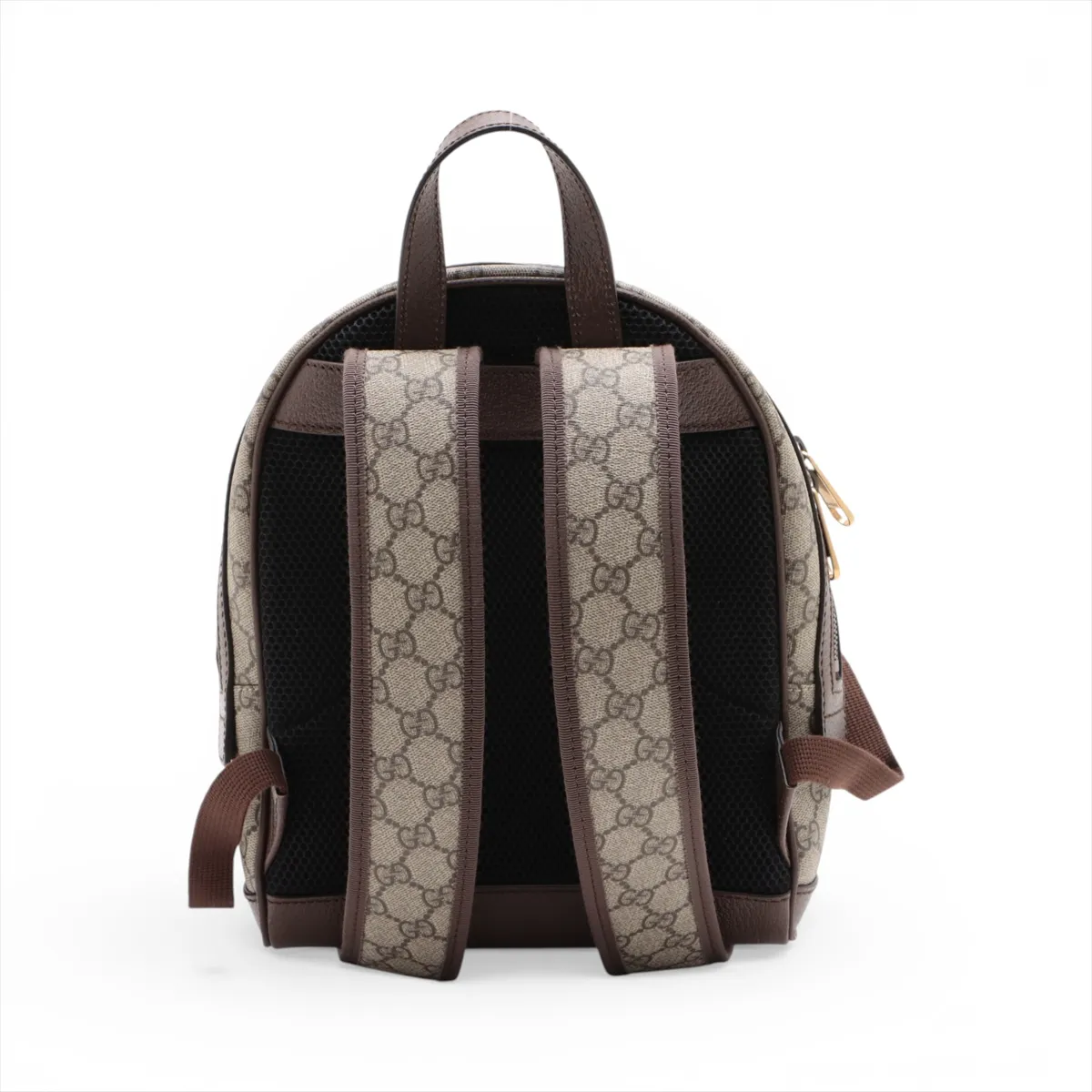 GG Supreme Ophidia PVC x Leather Backpack/Rucksack, Beige x Brown, 547965 — view 2