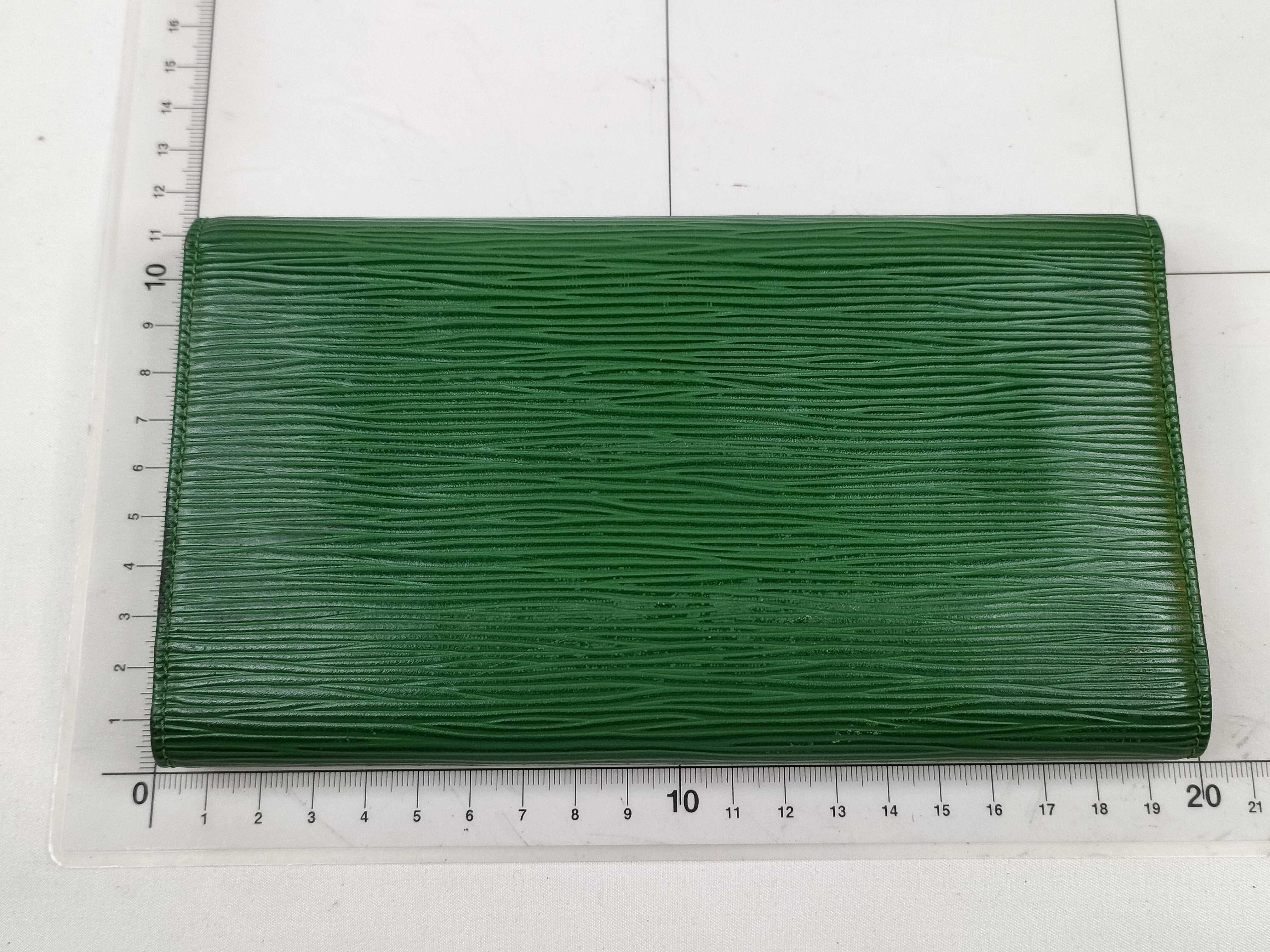 Epi Leather Wallet (Green) — view 2