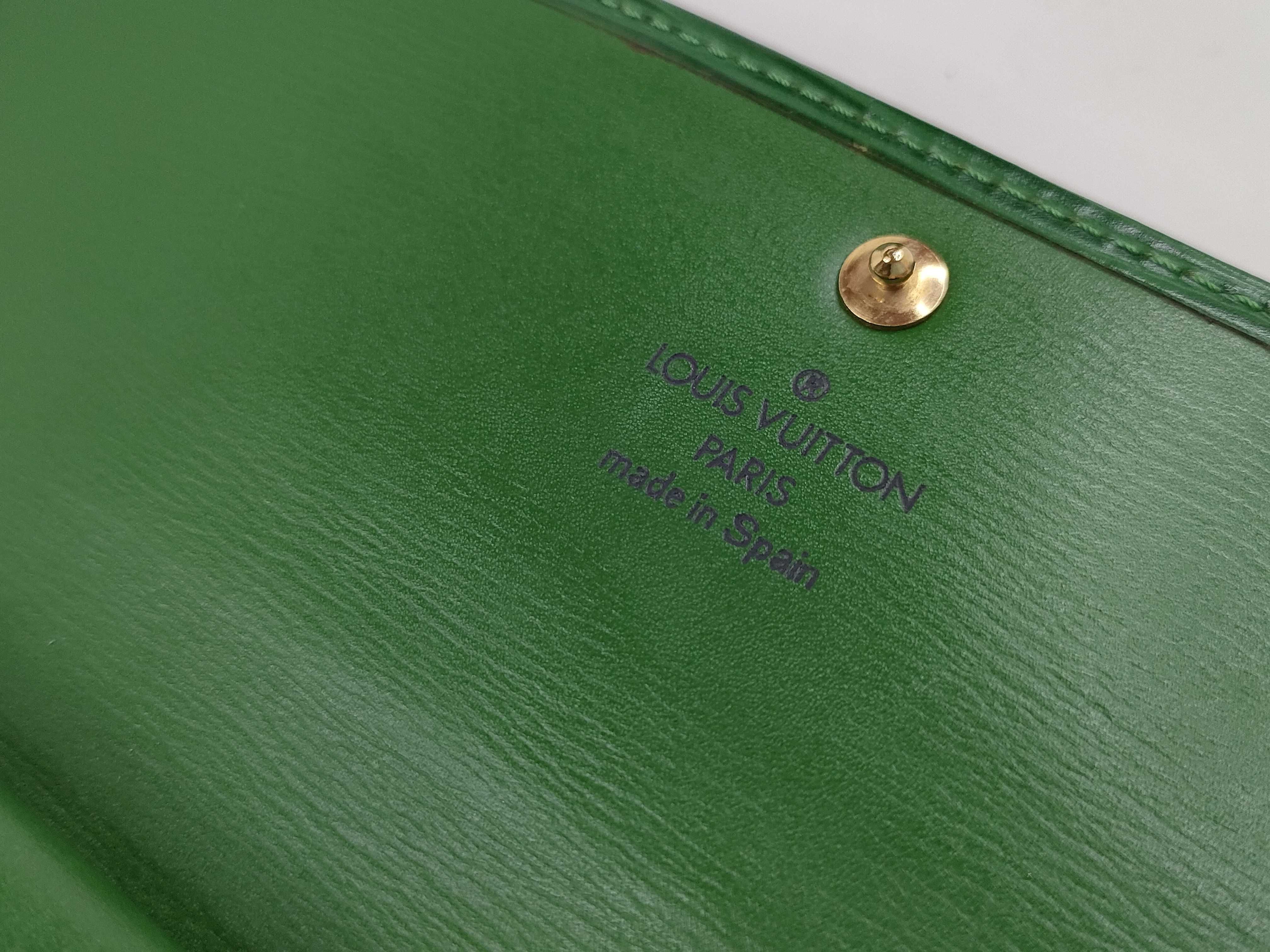 Epi Leather Wallet (Green) — view 11