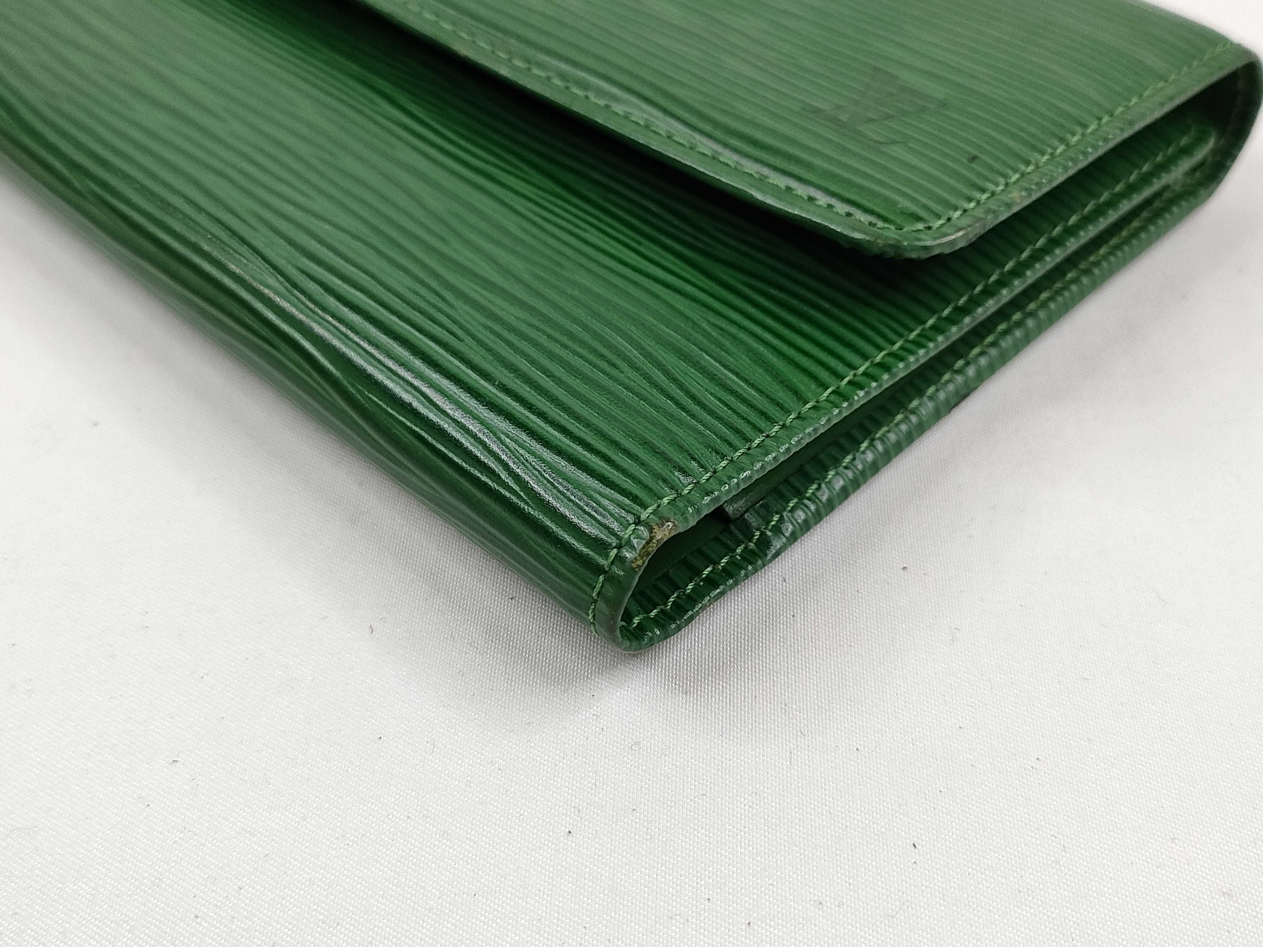 Epi Leather Wallet (Green) — view 3