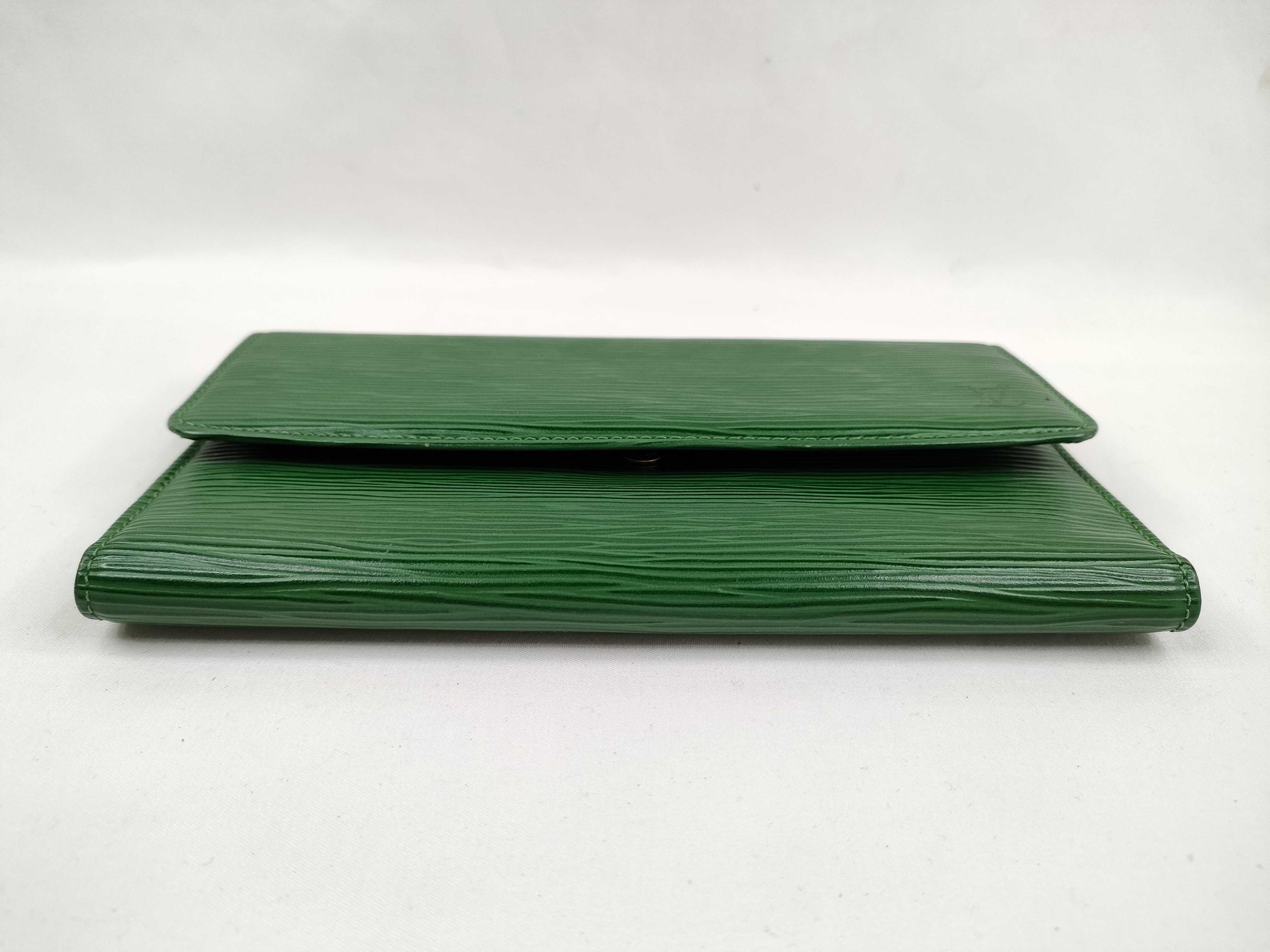 Epi Leather Wallet (Green) — view 4