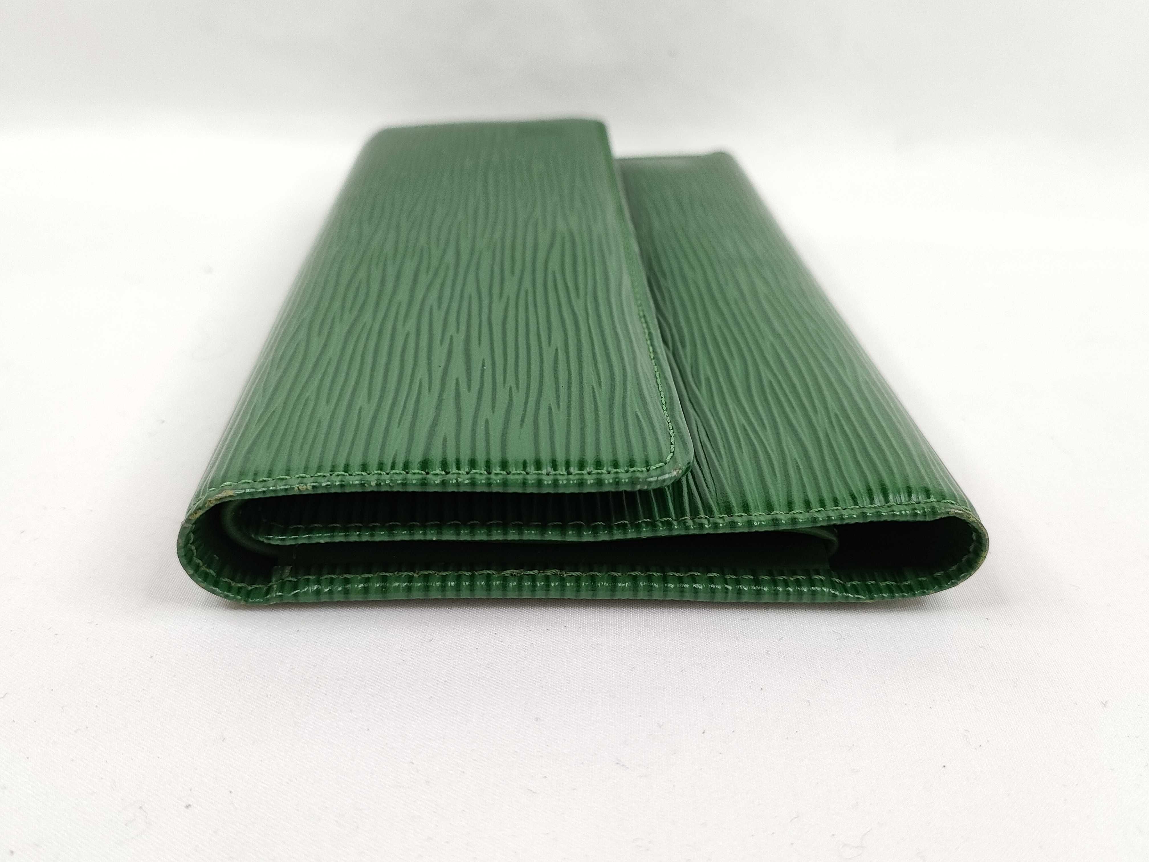 Epi Leather Wallet (Green) — view 5