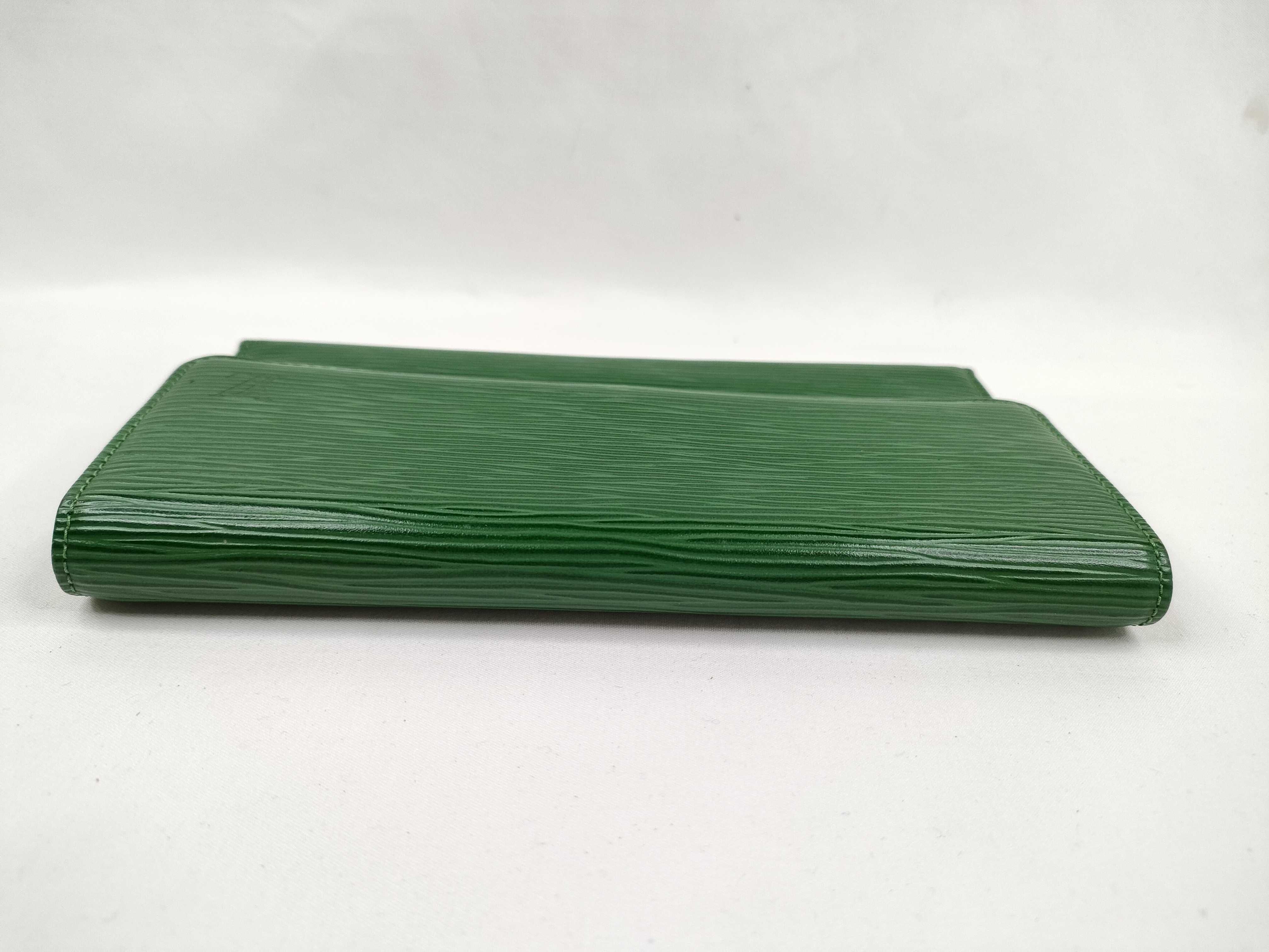 Epi Leather Wallet (Green) — view 6
