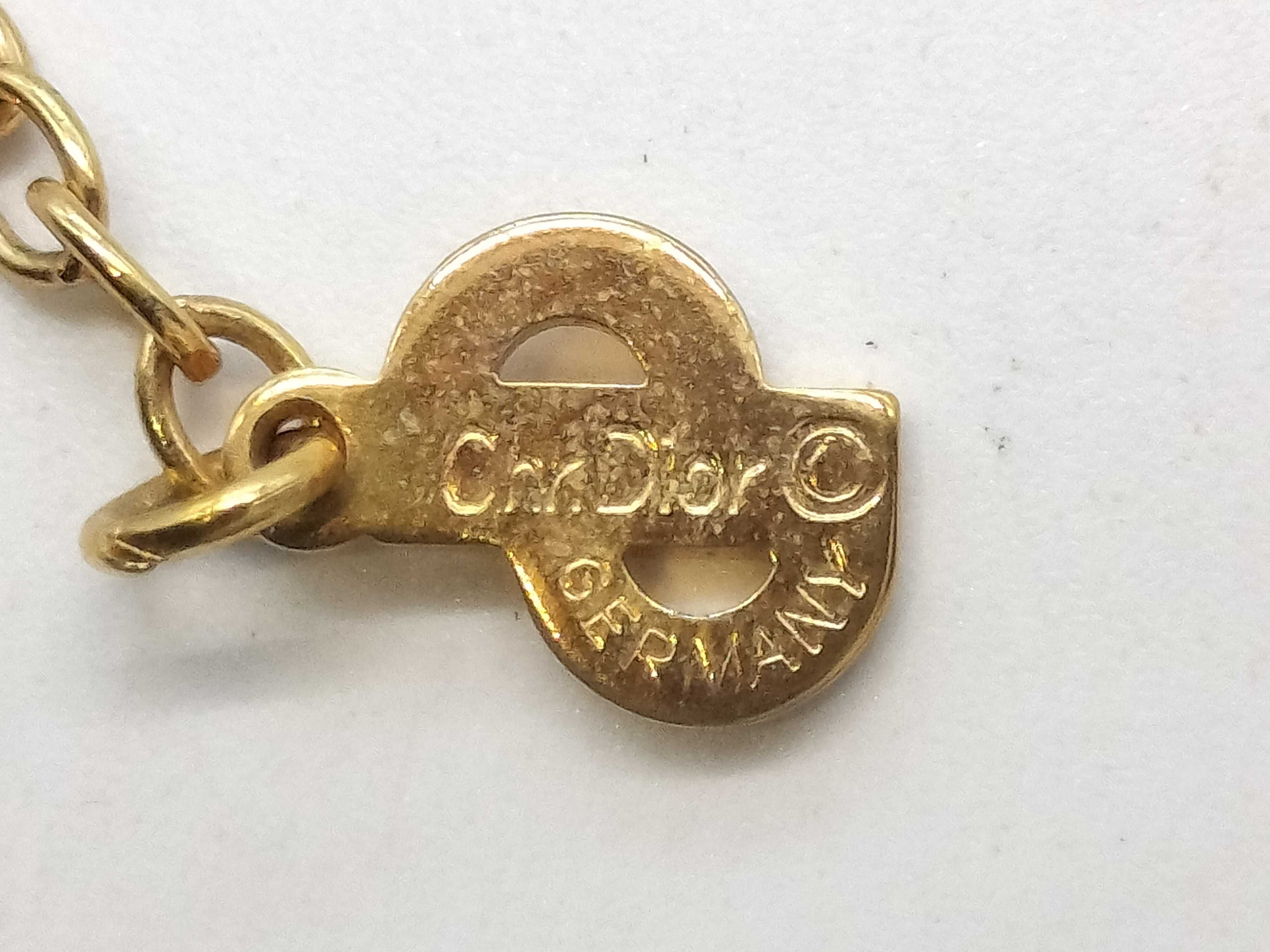 Rhinestone Logo Necklace — view 7