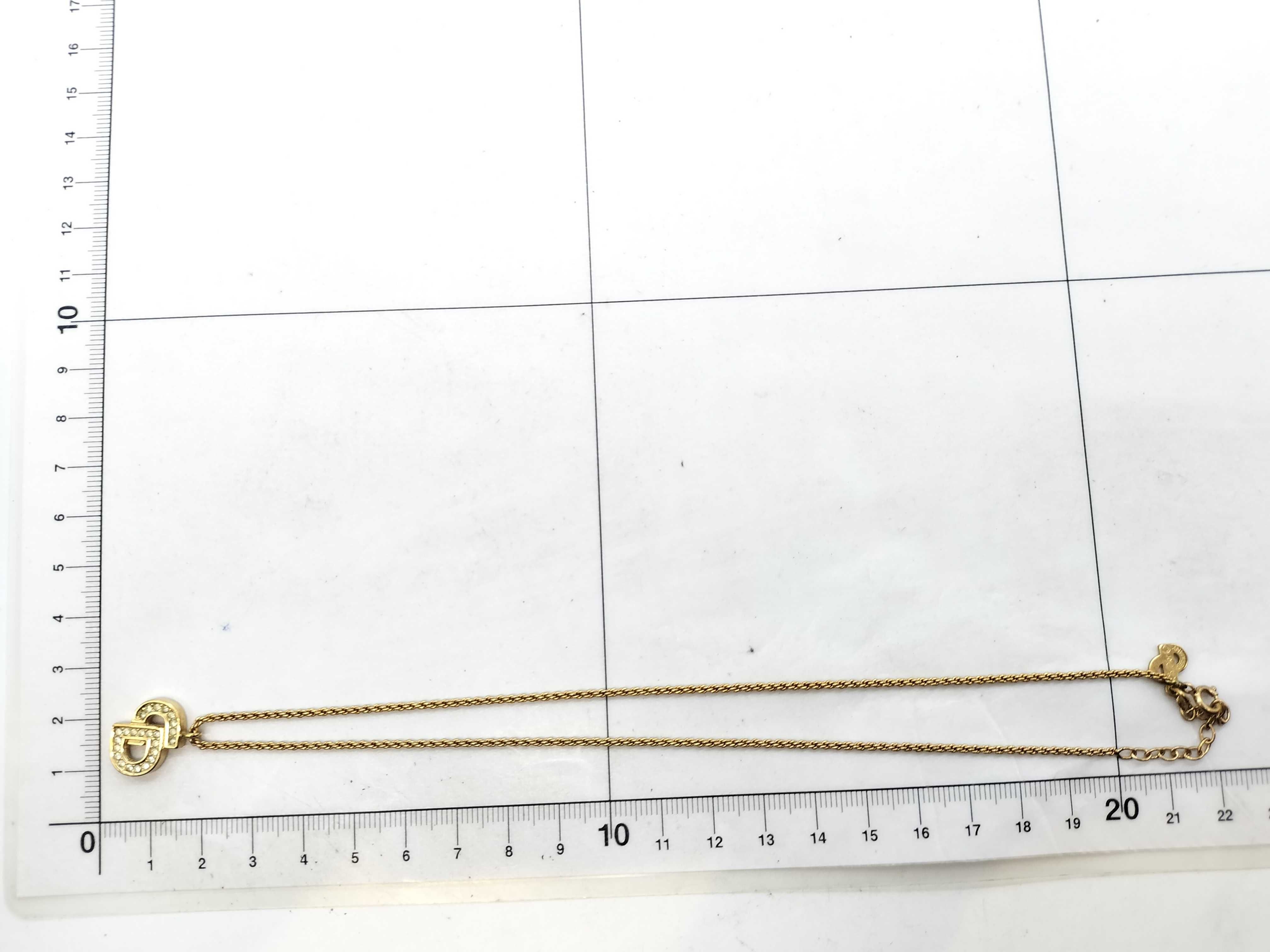 Rhinestone Logo Necklace — view 8