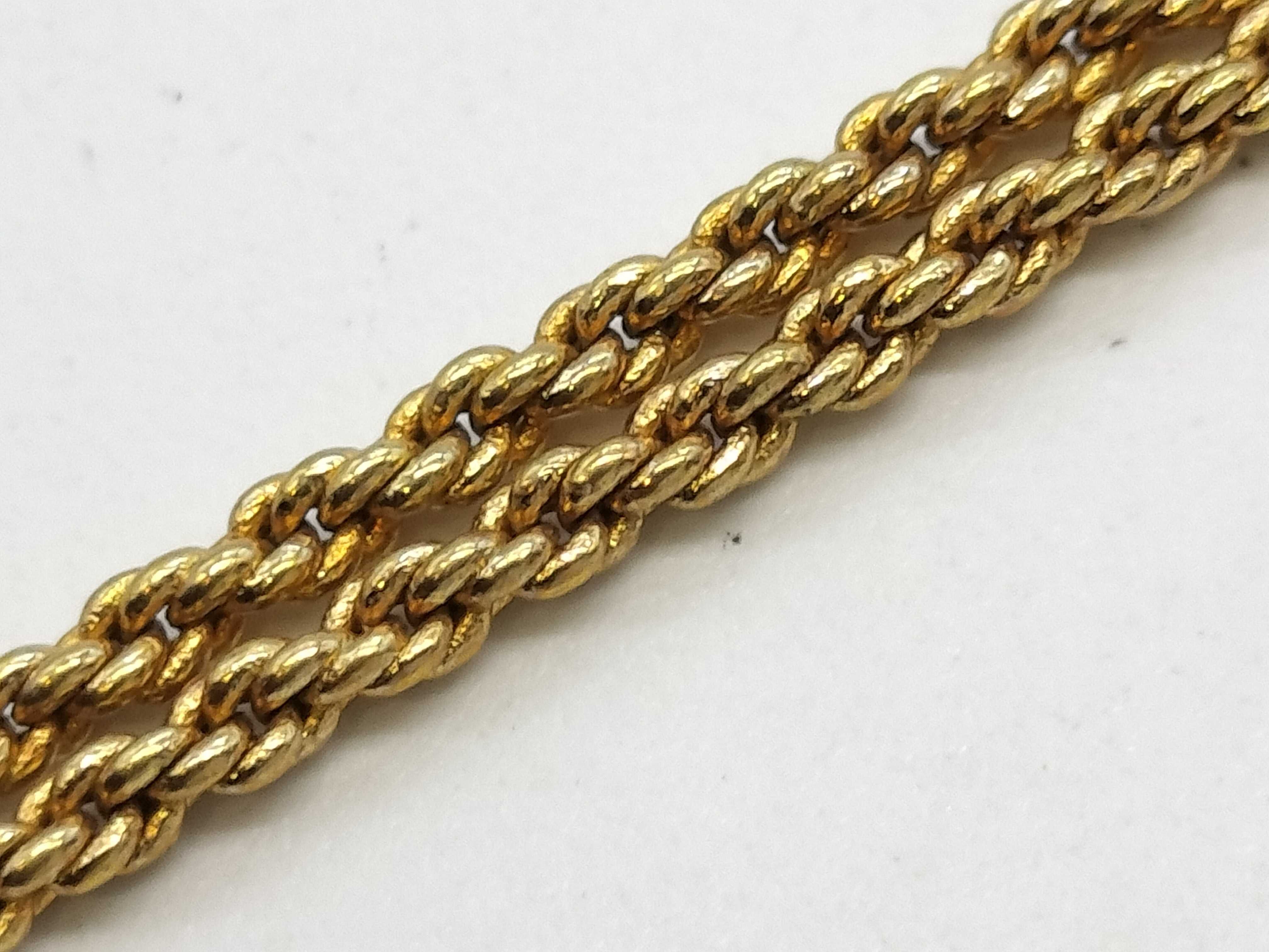 Rhinestone Logo Necklace — view 9