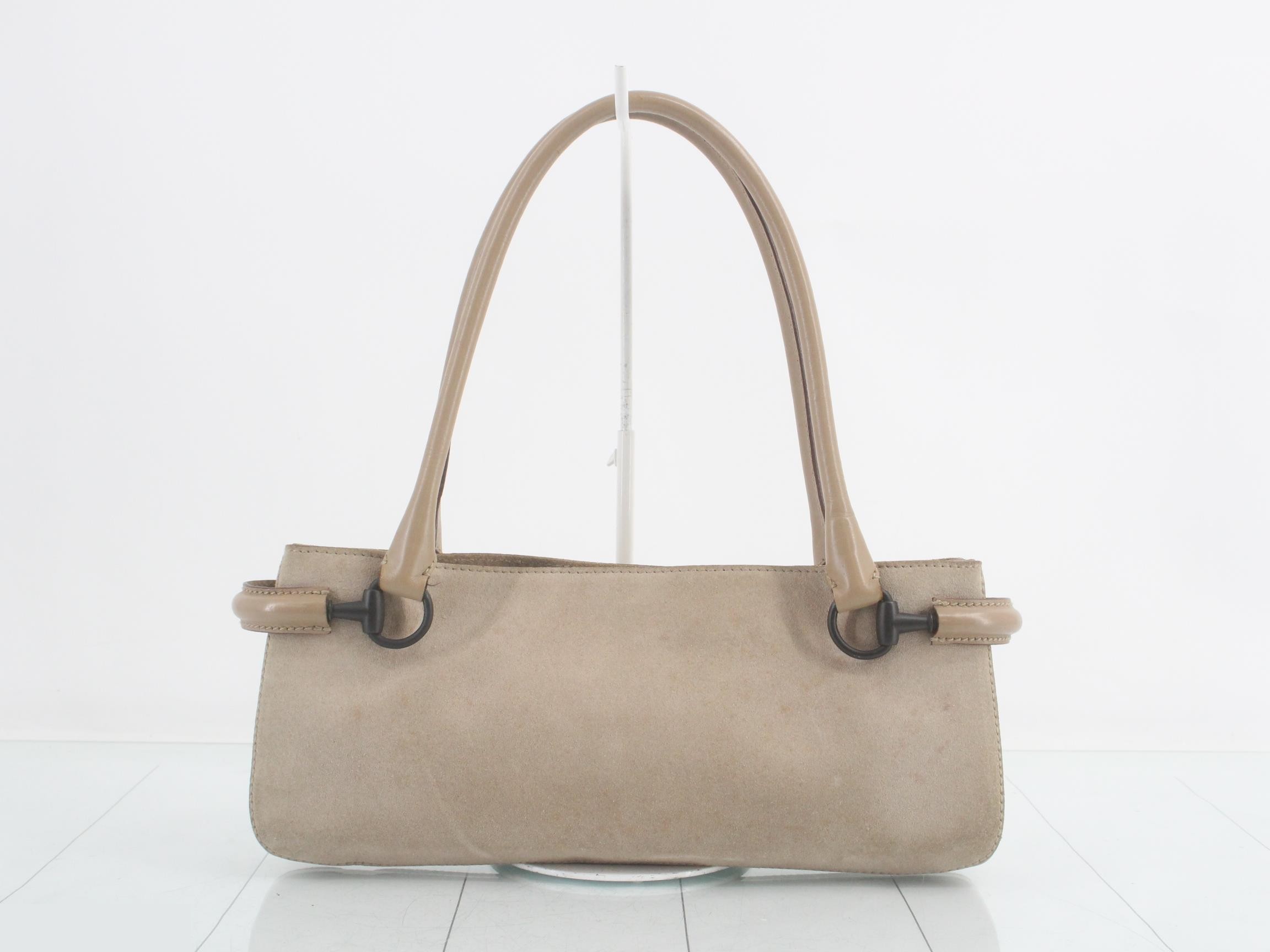 Suede semi-shoulder bag — view 2
