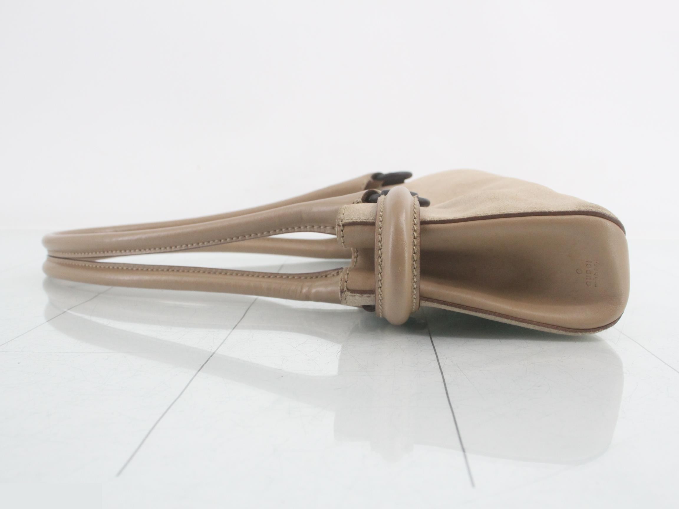 Suede semi-shoulder bag — view 4