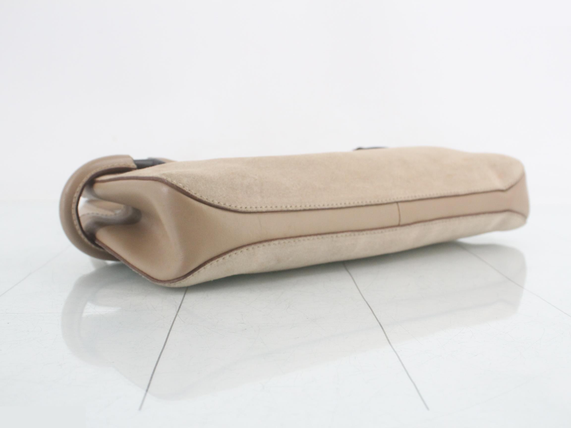 Suede semi-shoulder bag — view 5
