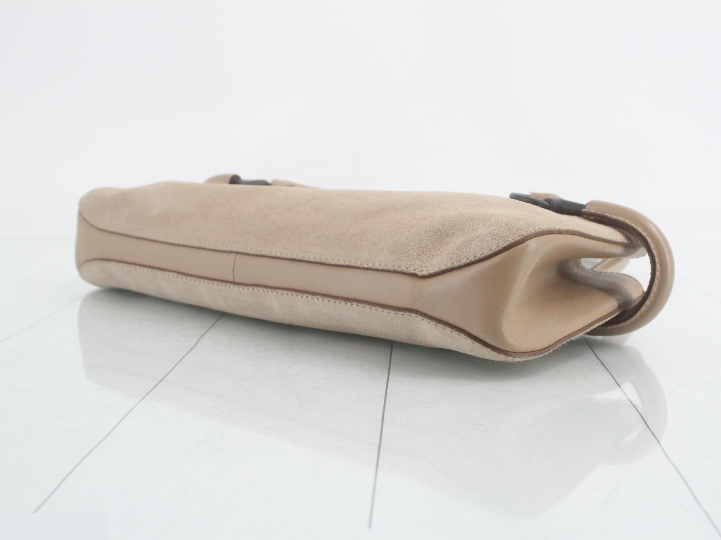 Suede semi-shoulder bag — view 6
