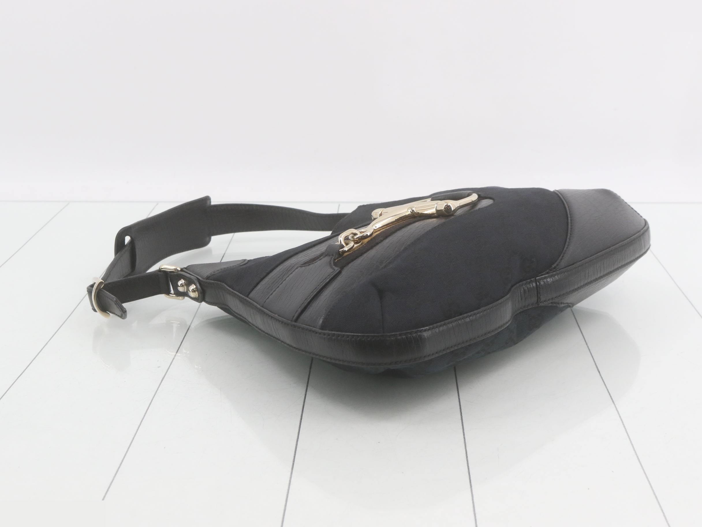 GG Canvas Horsebit Shoulder Bag — view 5