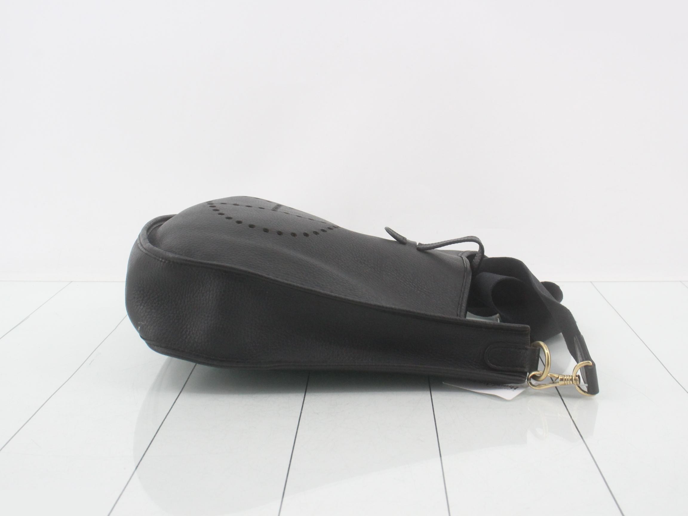 Evelyn, black, gold hardware — view 3
