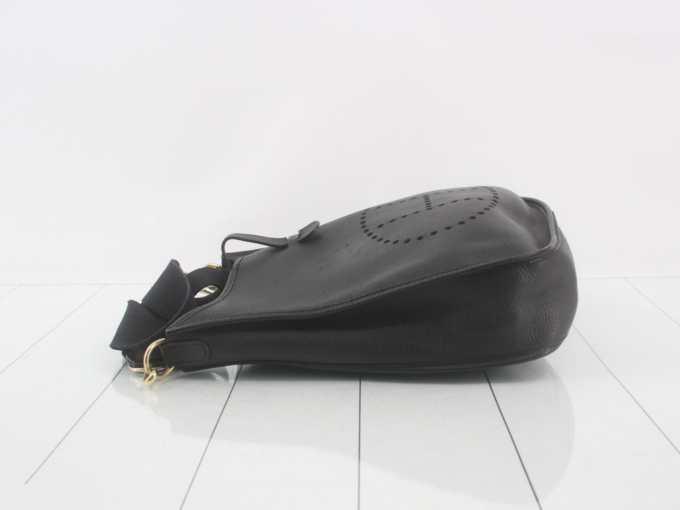 Evelyn, black, gold hardware — view 4