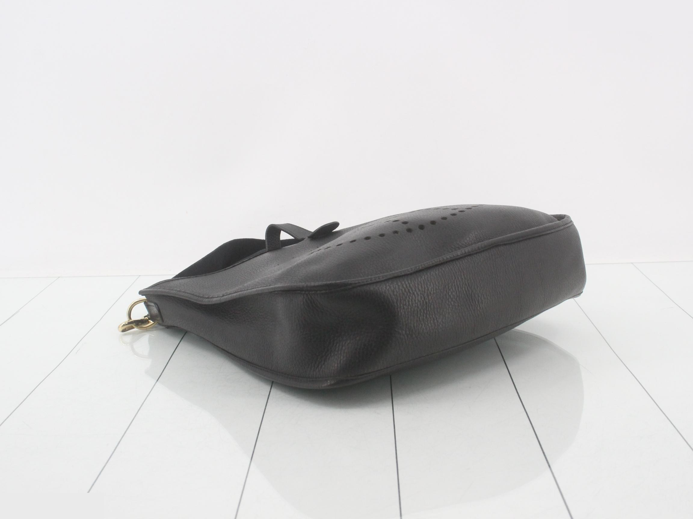 Evelyn, black, gold hardware — view 5