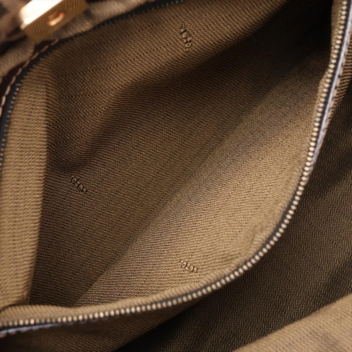 Zucca 26329 Canvas x Leather Handbag Brown — view 8