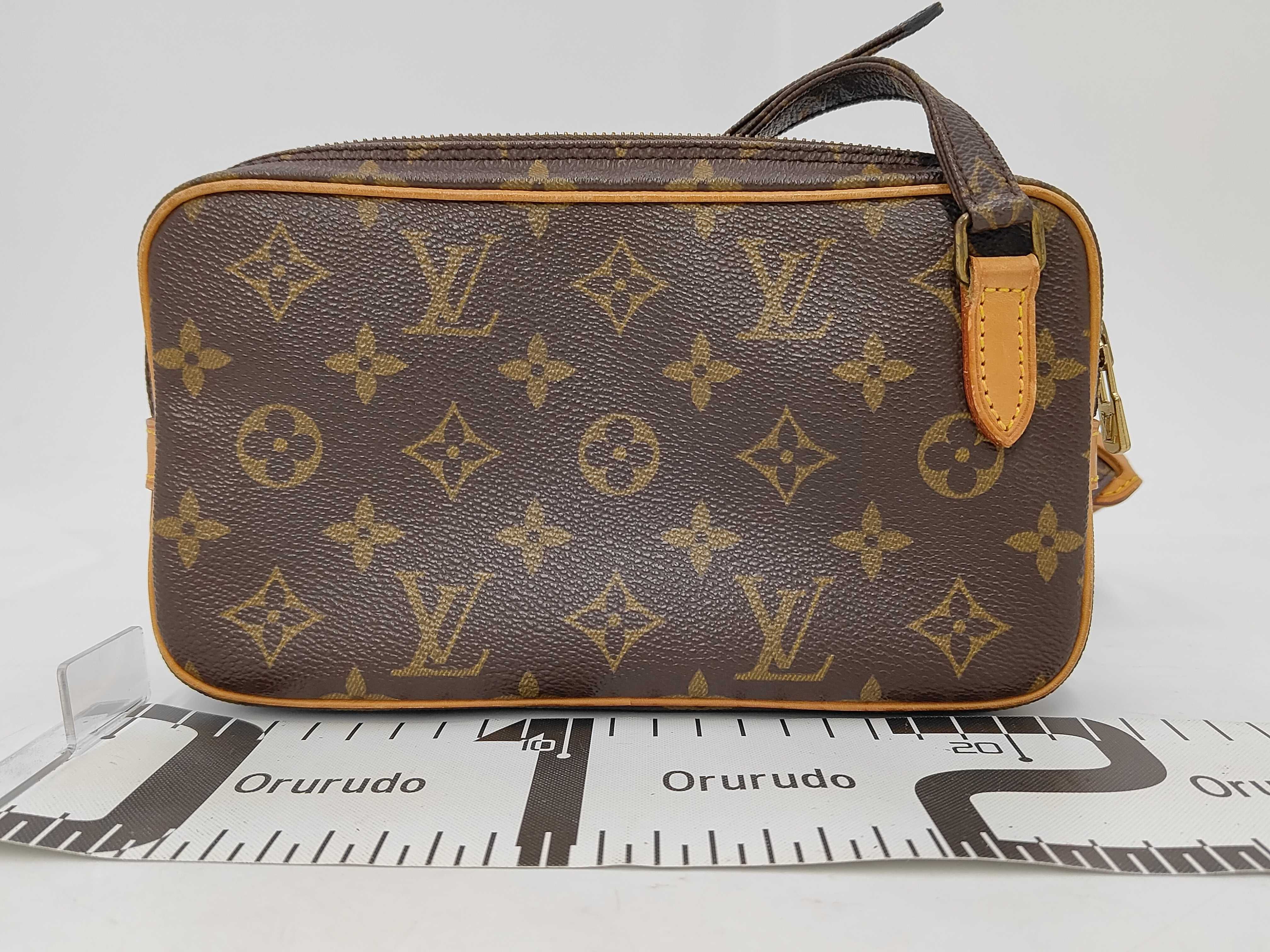 Monogram Louis Vuitton Pochette Marly Bandoulière M51828 Brown Shoulder Bag — view 2