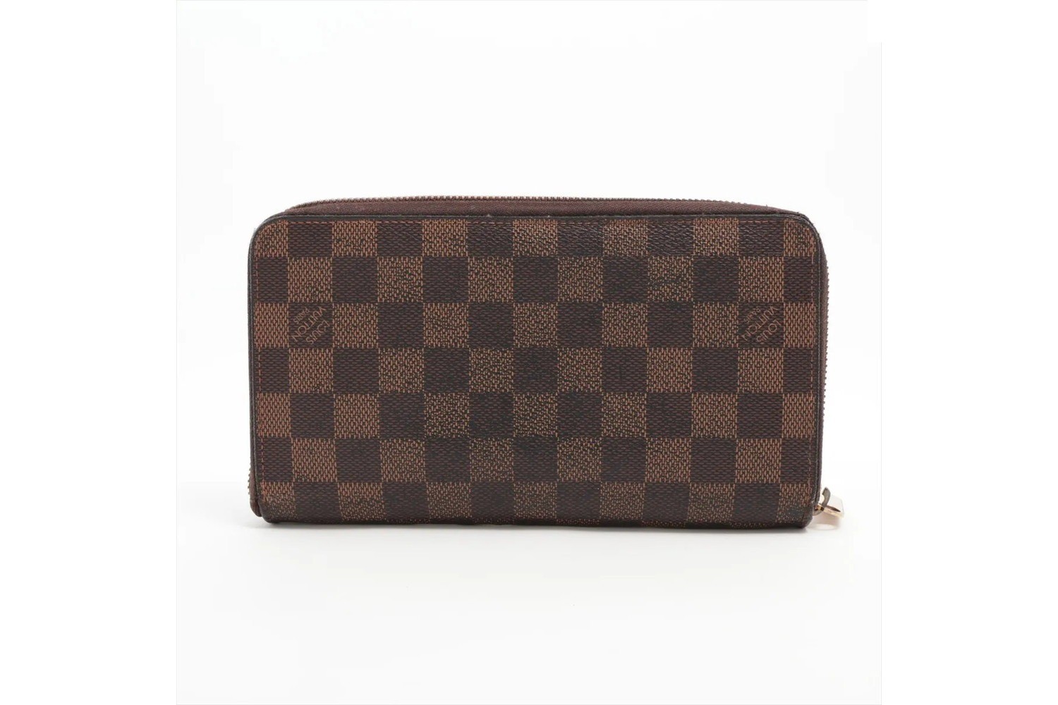 Damier Zippy Organizer N60003 Leather Long Wallet — view 2