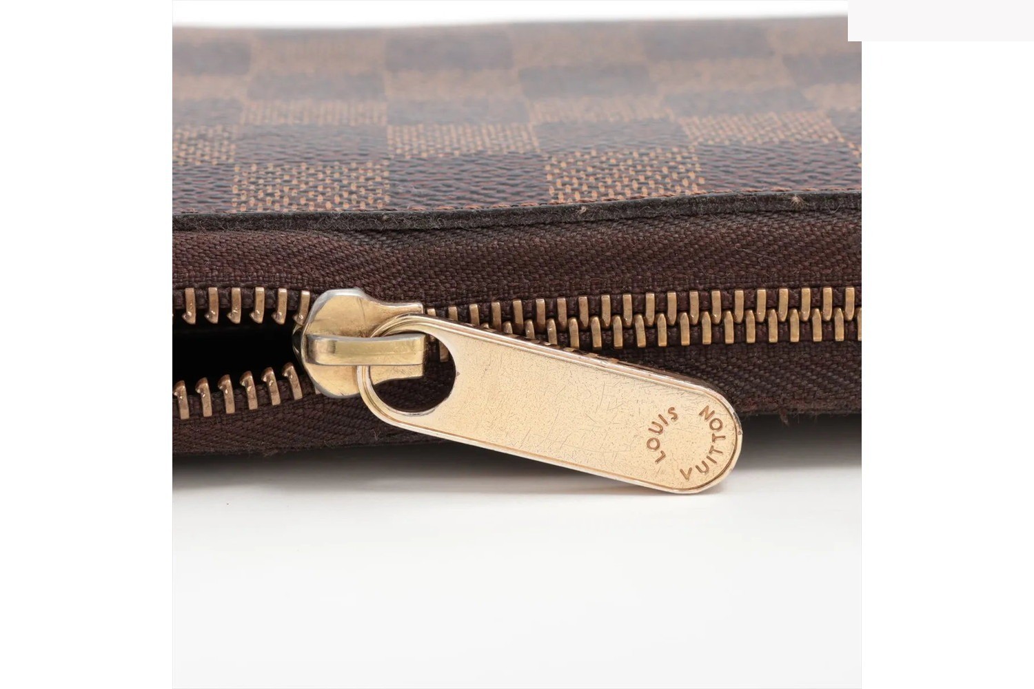 Damier Zippy Organizer N60003 Leather Long Wallet — view 11