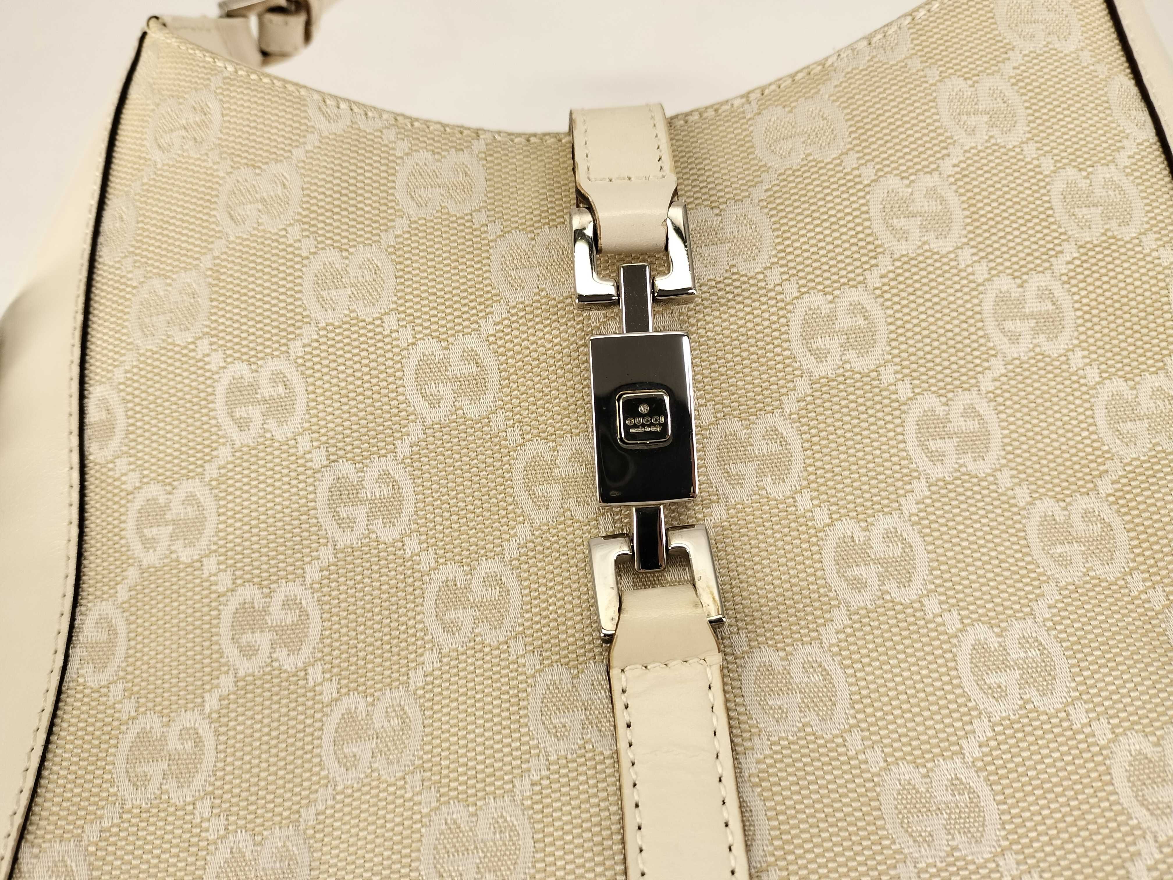 Jackie GG Monogram Leather 001・3876 Shoulder Bag — view 11