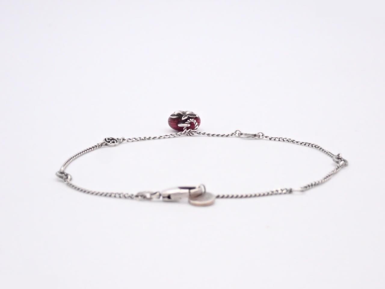Ag925/4.4g bracelet engraved 16 actual size 21.5cm — view 2