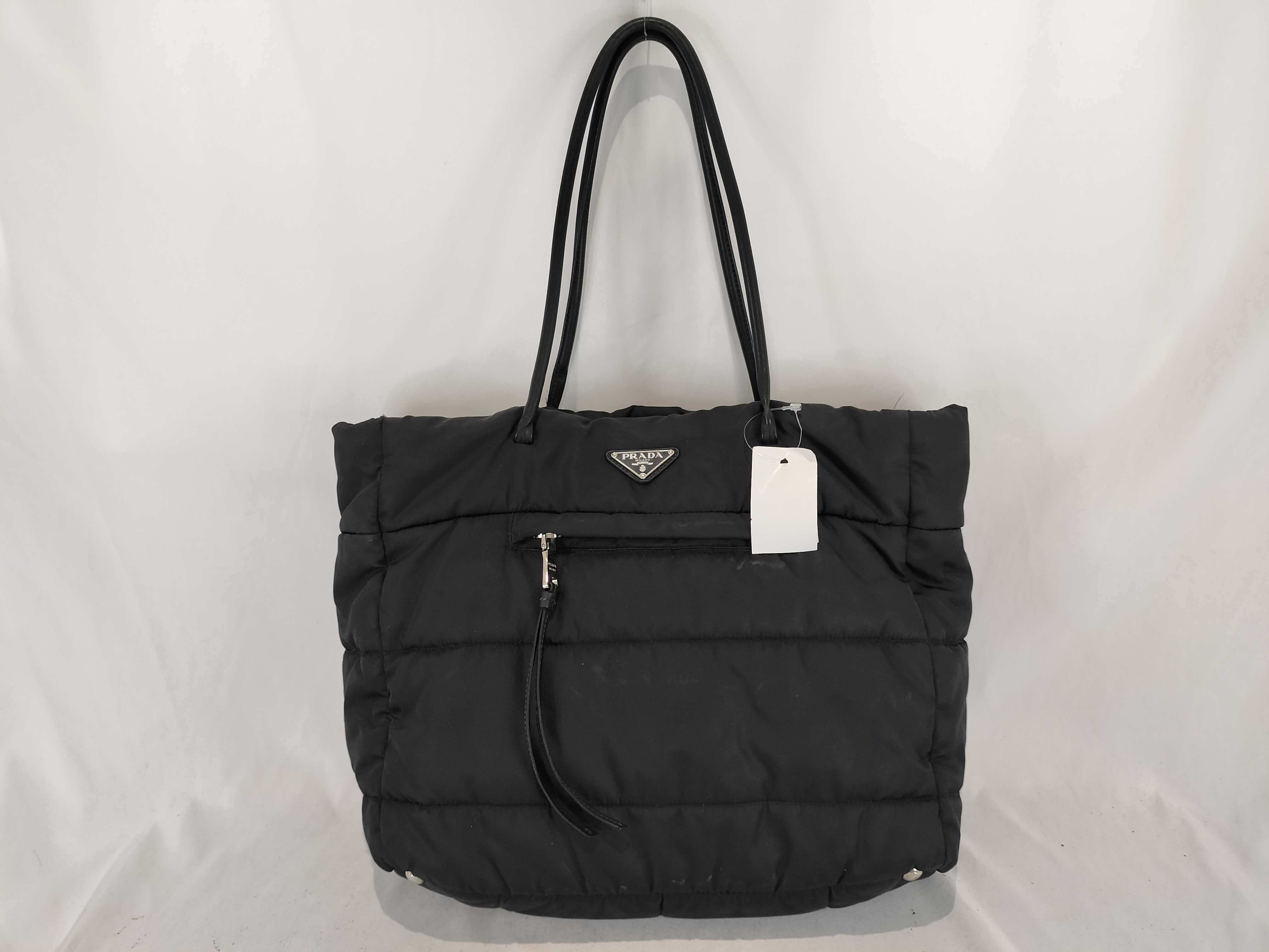 Nylon 2-Way Tote Handbag