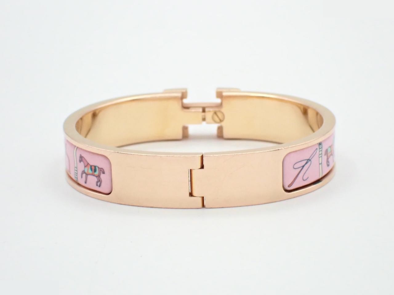 Bracelet 《Click H》 Wrist circumference approx. 16cm — view 2